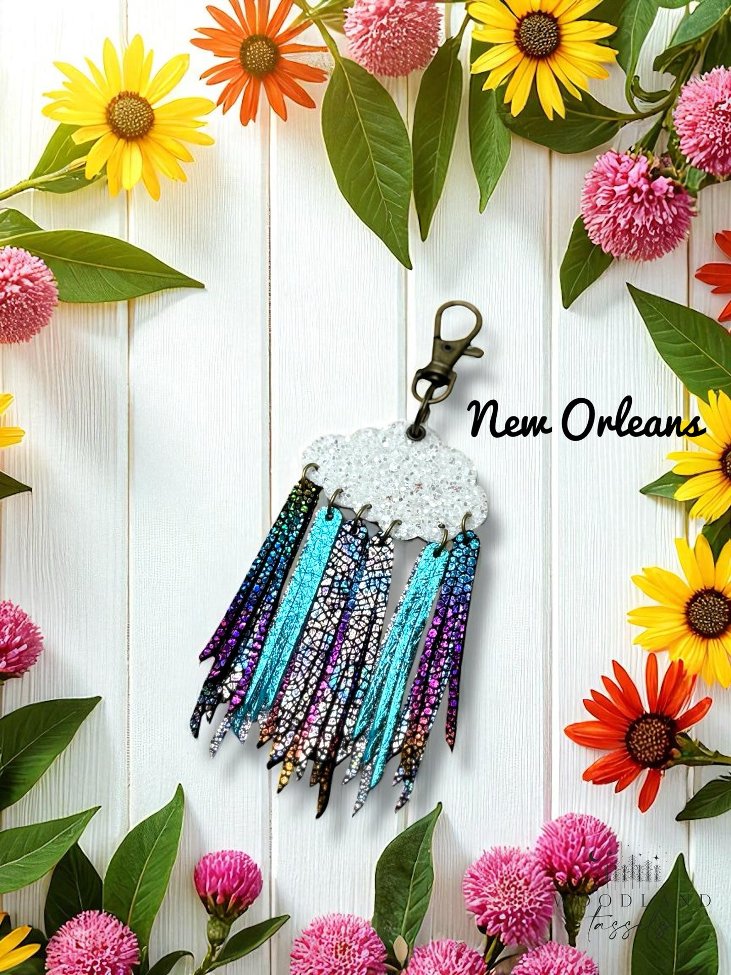 Cloudburst Purse Charm