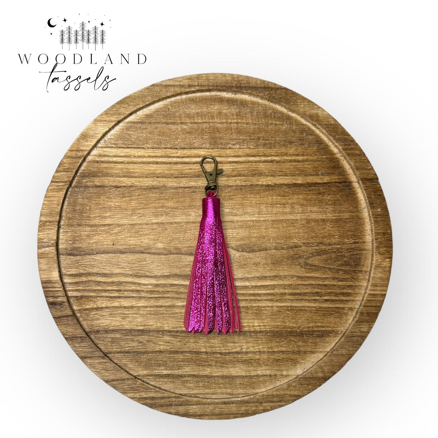 Duo Size Accent Leather Tassel