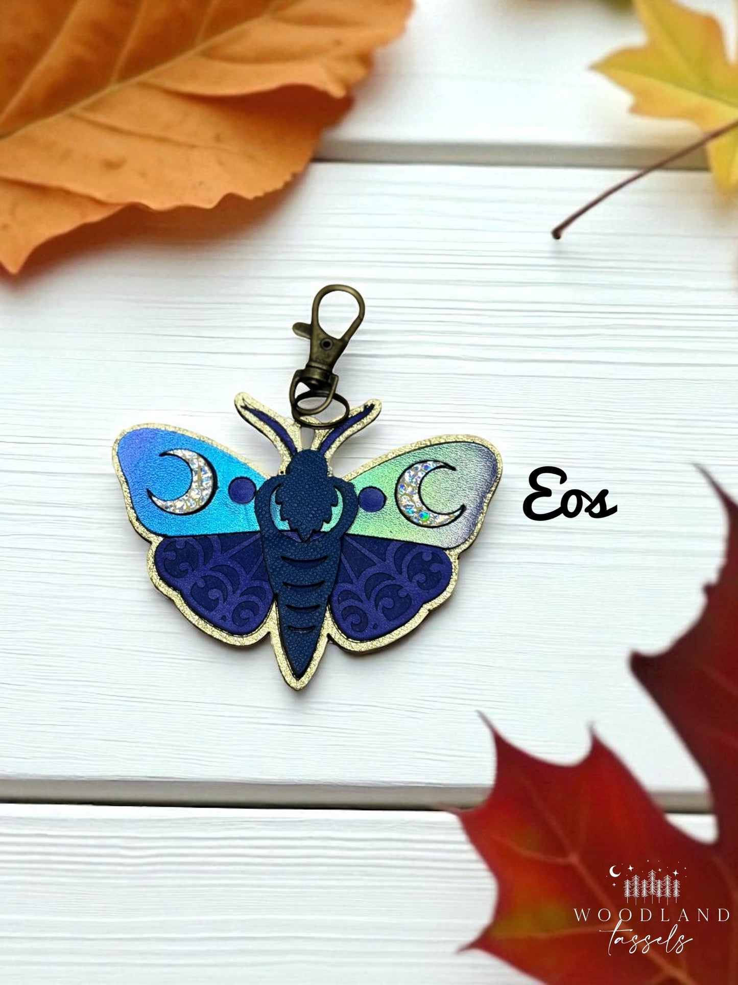 Luna Moth Purse Charm