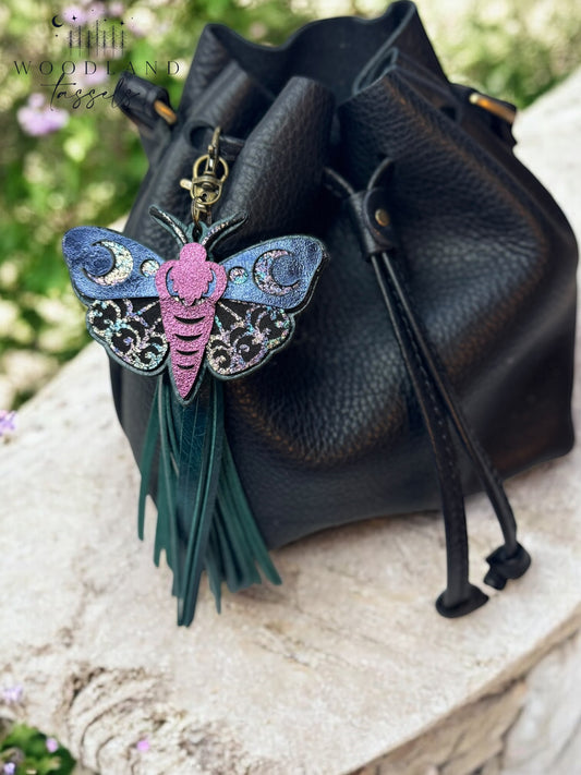 Luna Moth Purse Charm- Pre Orders