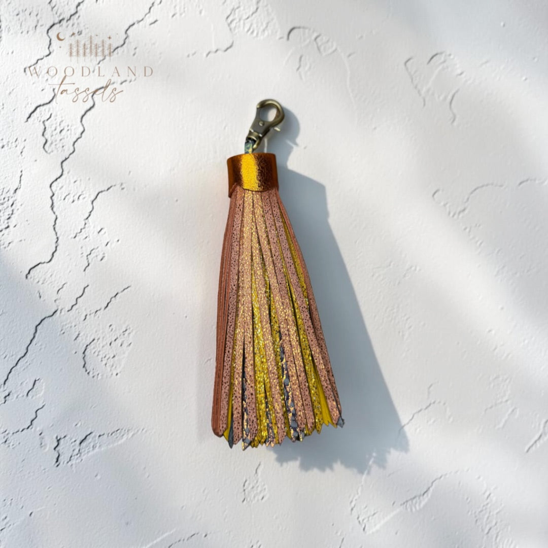 Harvest Queen Leather Tassel | Bag Charm