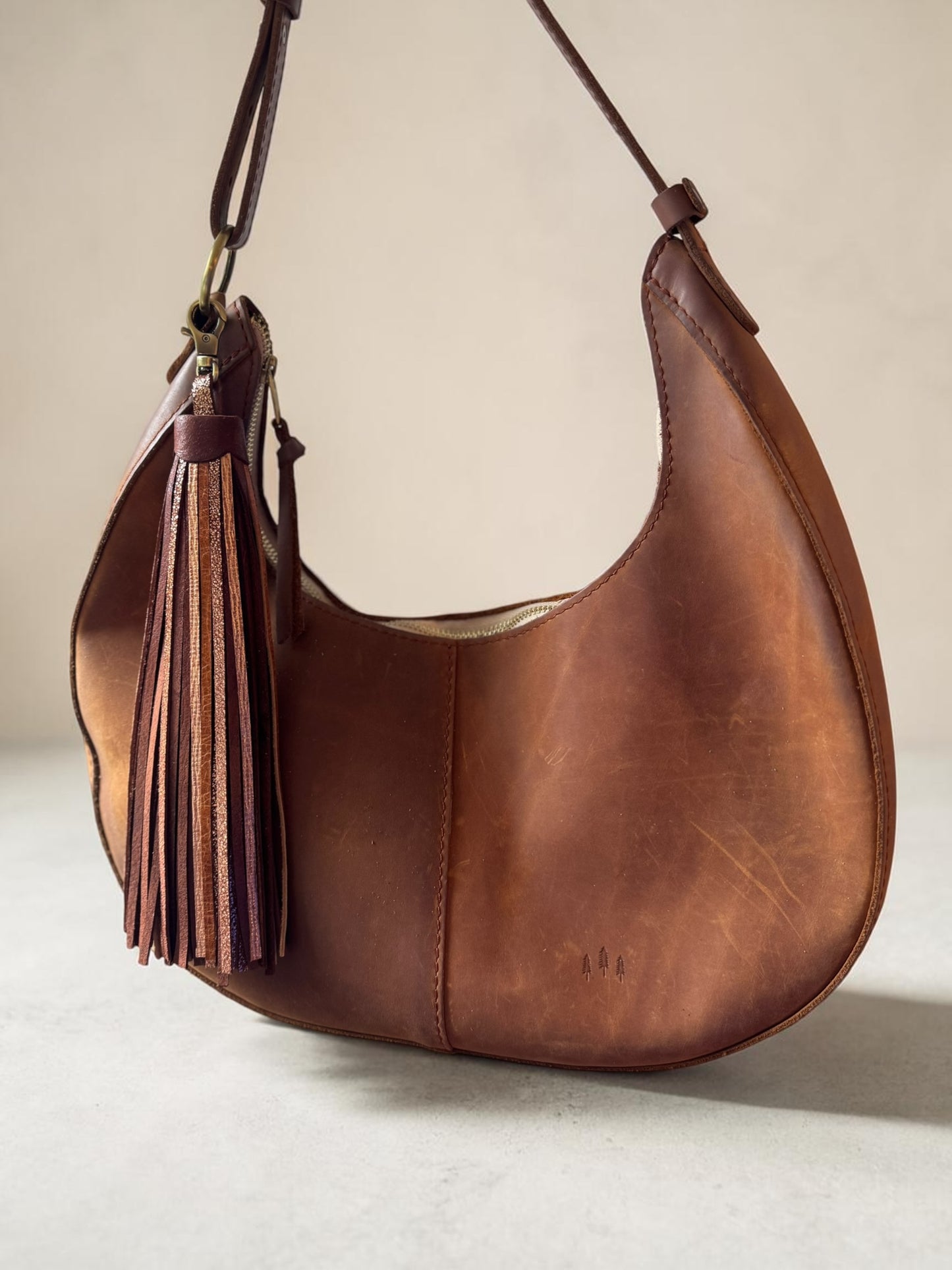 Mystic Woods Leather Tassel -12” Queen Size