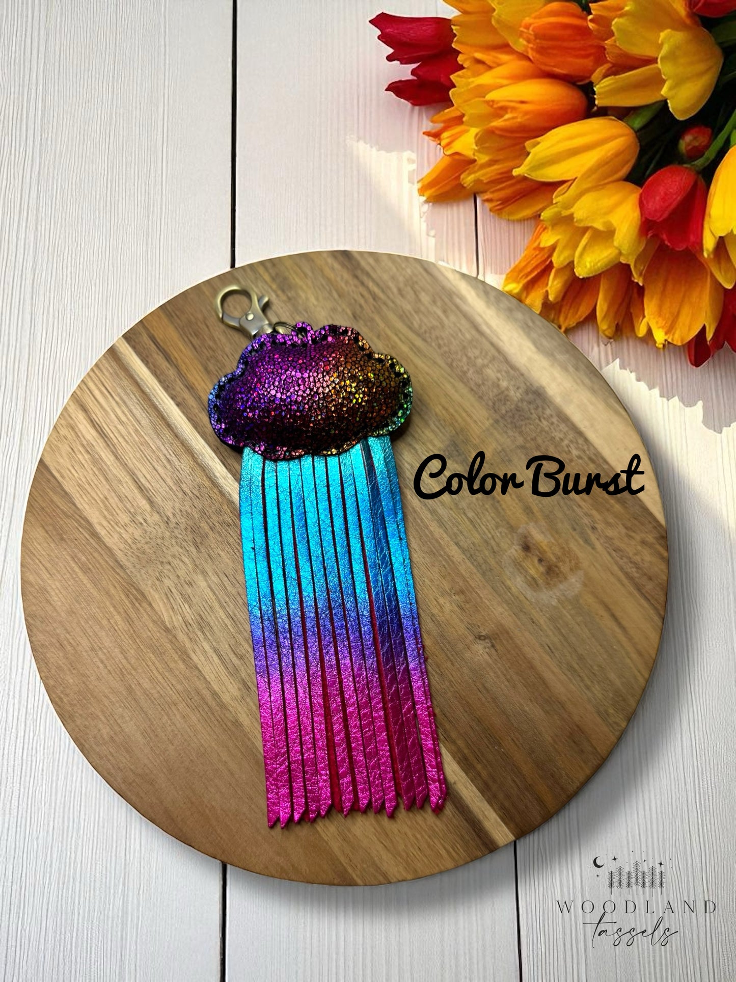 Pre Order- Puffy Cloudburst Purse Charm