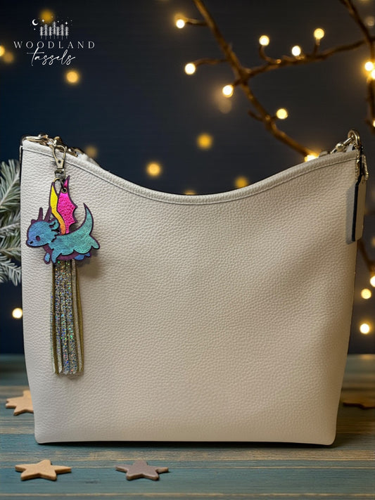 Dragon Leather bag Charm