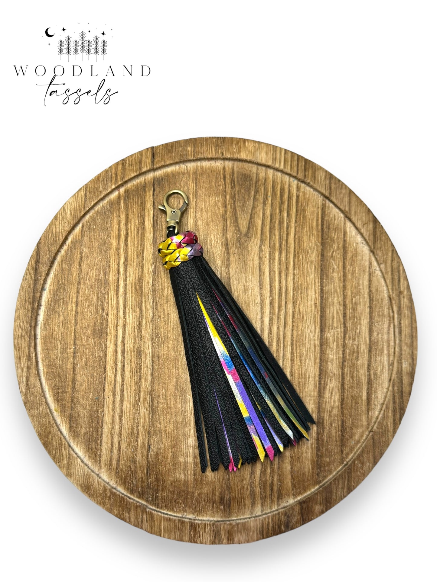 Club Lights Leather Tassel