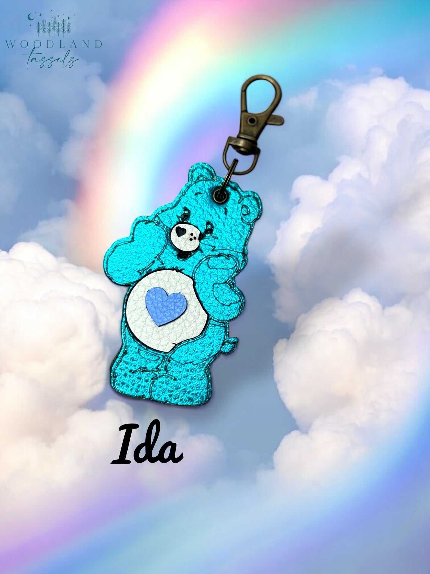Caring Bears Purse Charm- Ready to Ship!