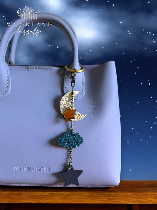 Starry Night Bag Charm