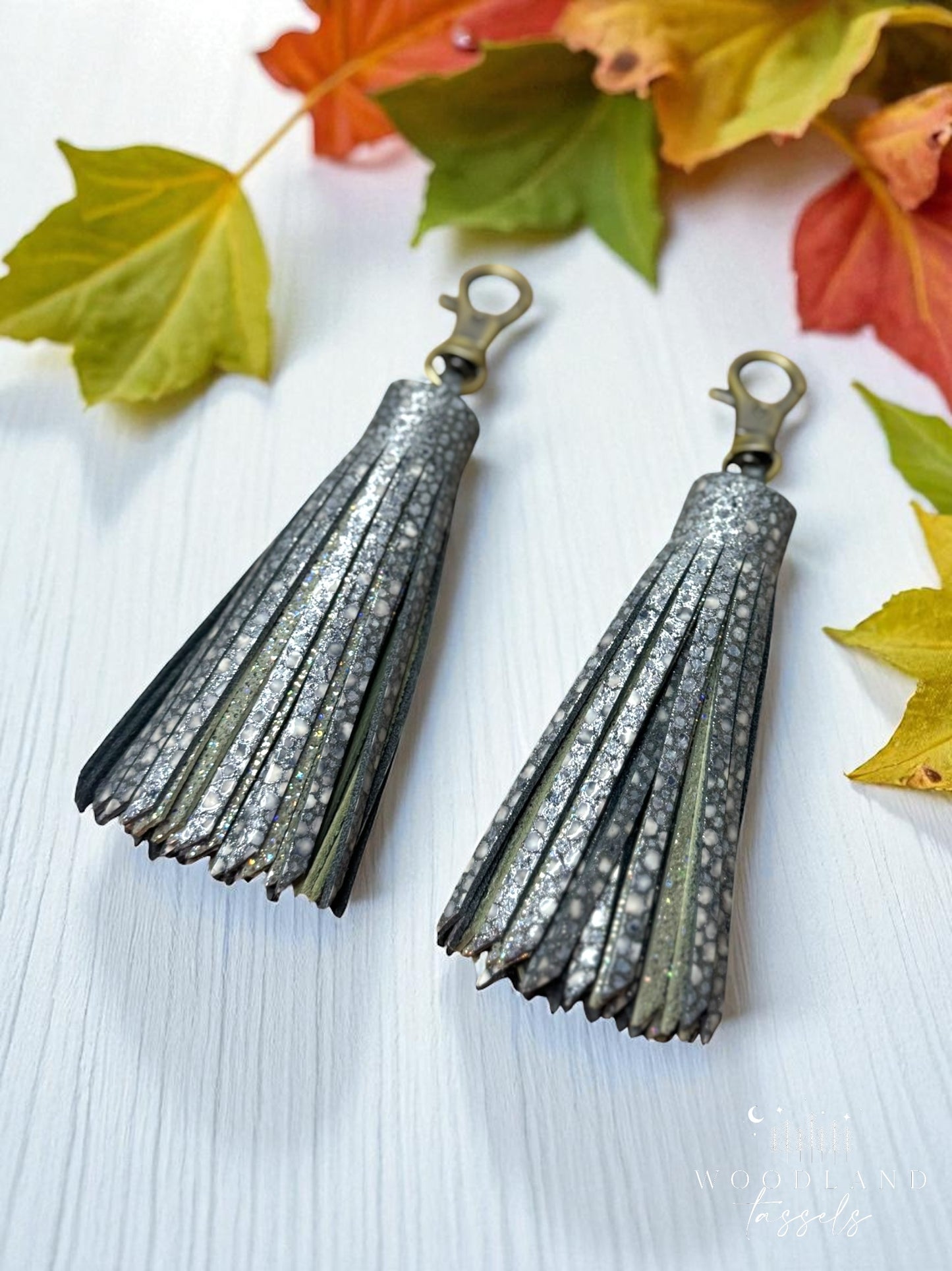 Concrete Leather Tassel