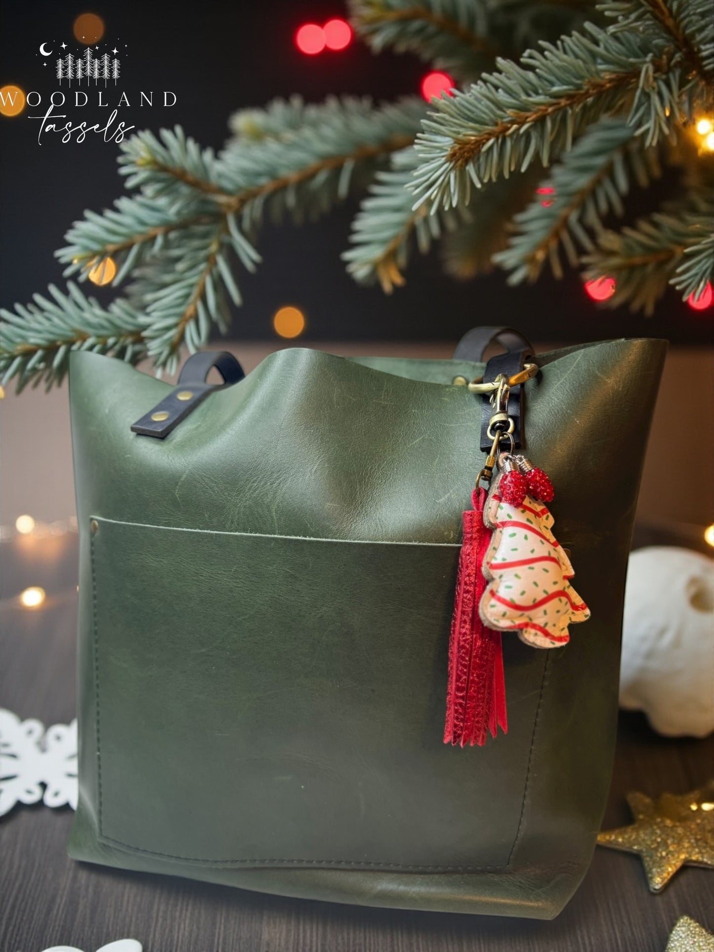 Little Sweet Tree Leather Purse Charm - Pre Order