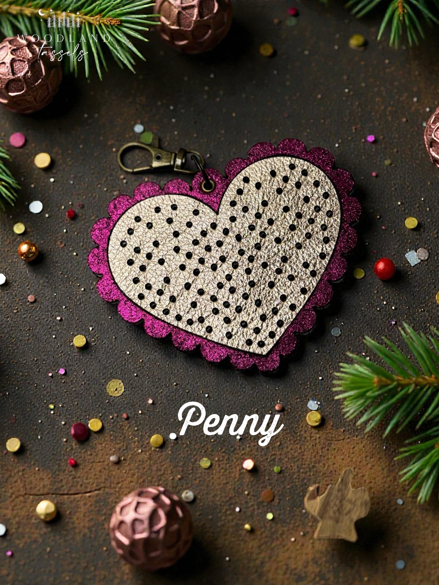 Leather Pin Keeper Charm