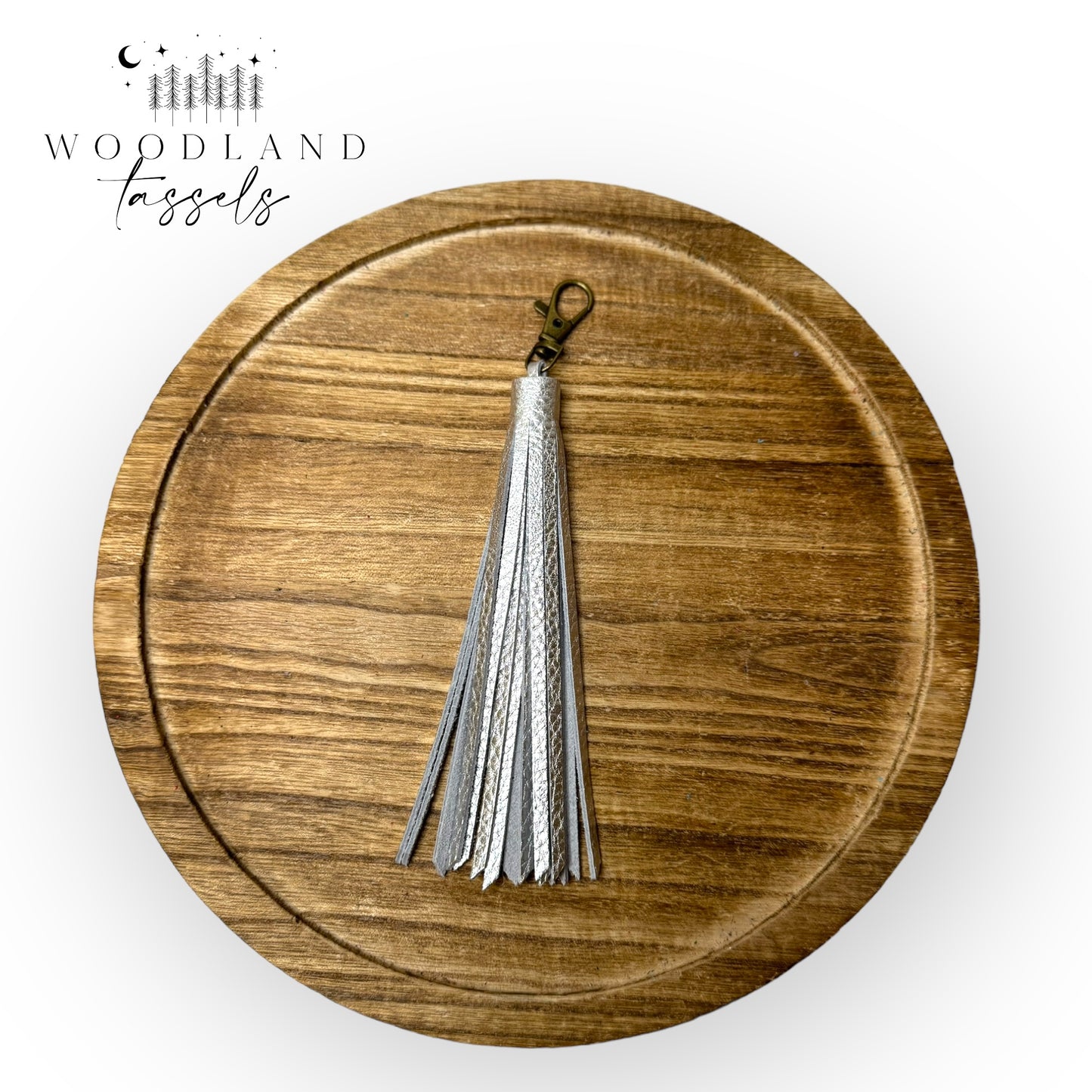 Duo Size Accent Leather Tassel