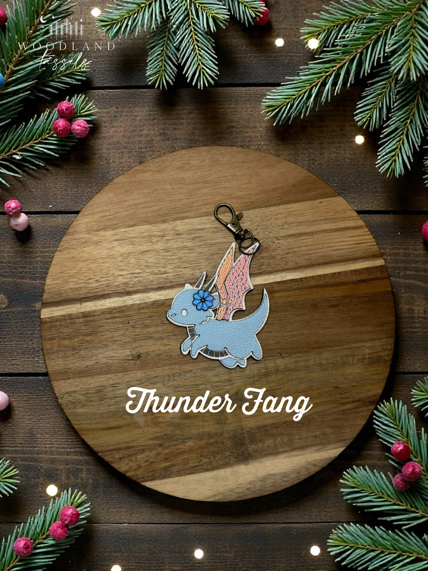 Dragon Leather bag Charm