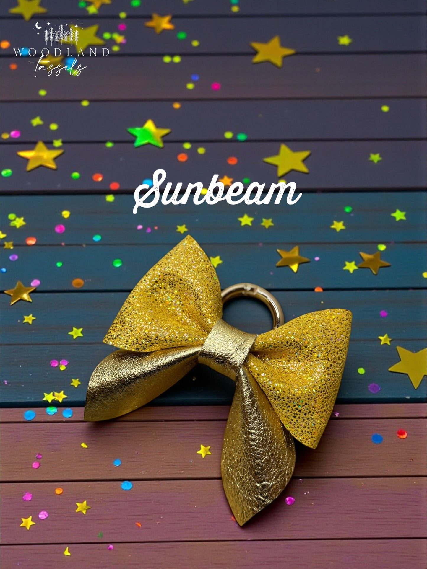 Leather Purse Bow- Starlight Collection✨