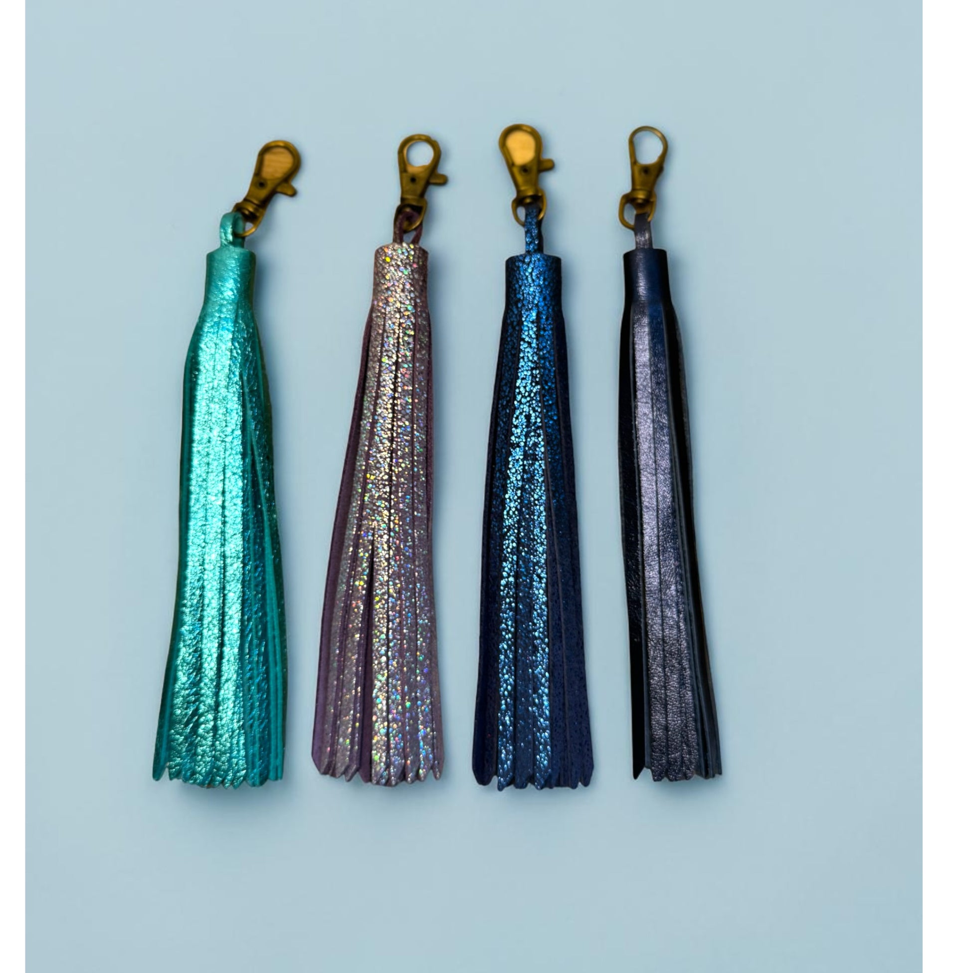 Astro Cat Leather Bag Charm – Woodland Tassels