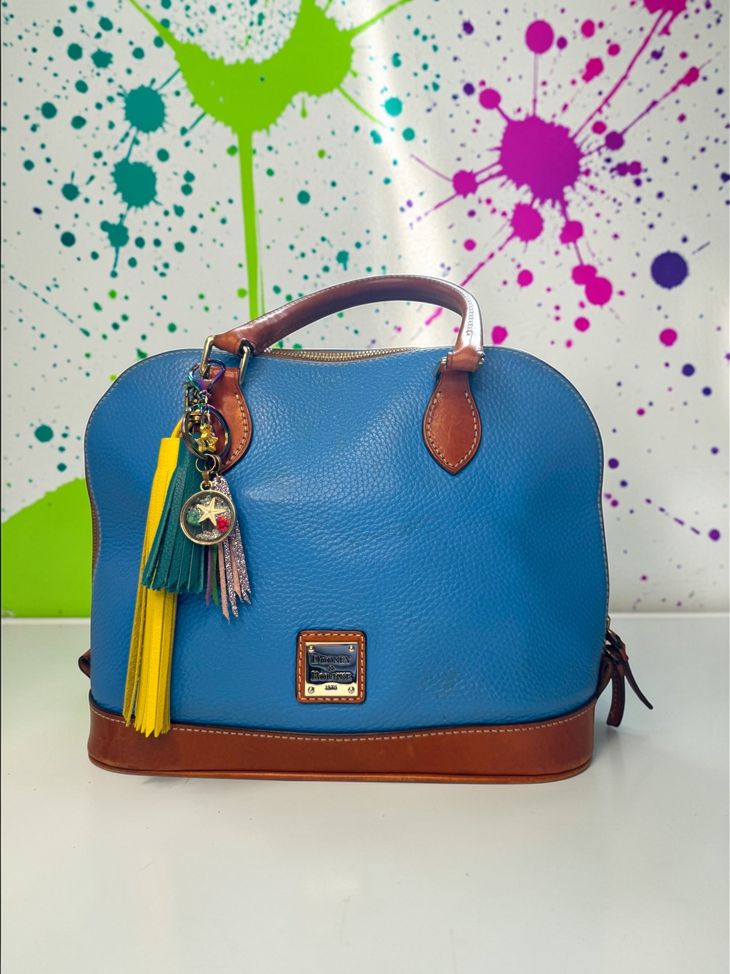 Tiny Treasures Leather Bag Charm- I 🩷 The 90s Collection