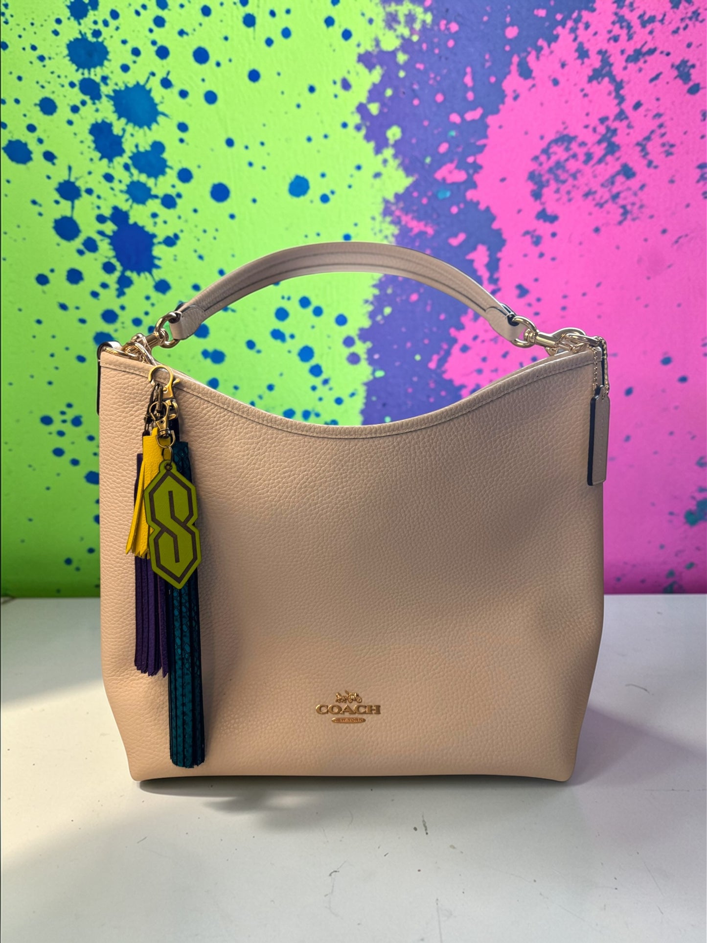 Stussy Infinity S Leather Bag Charm