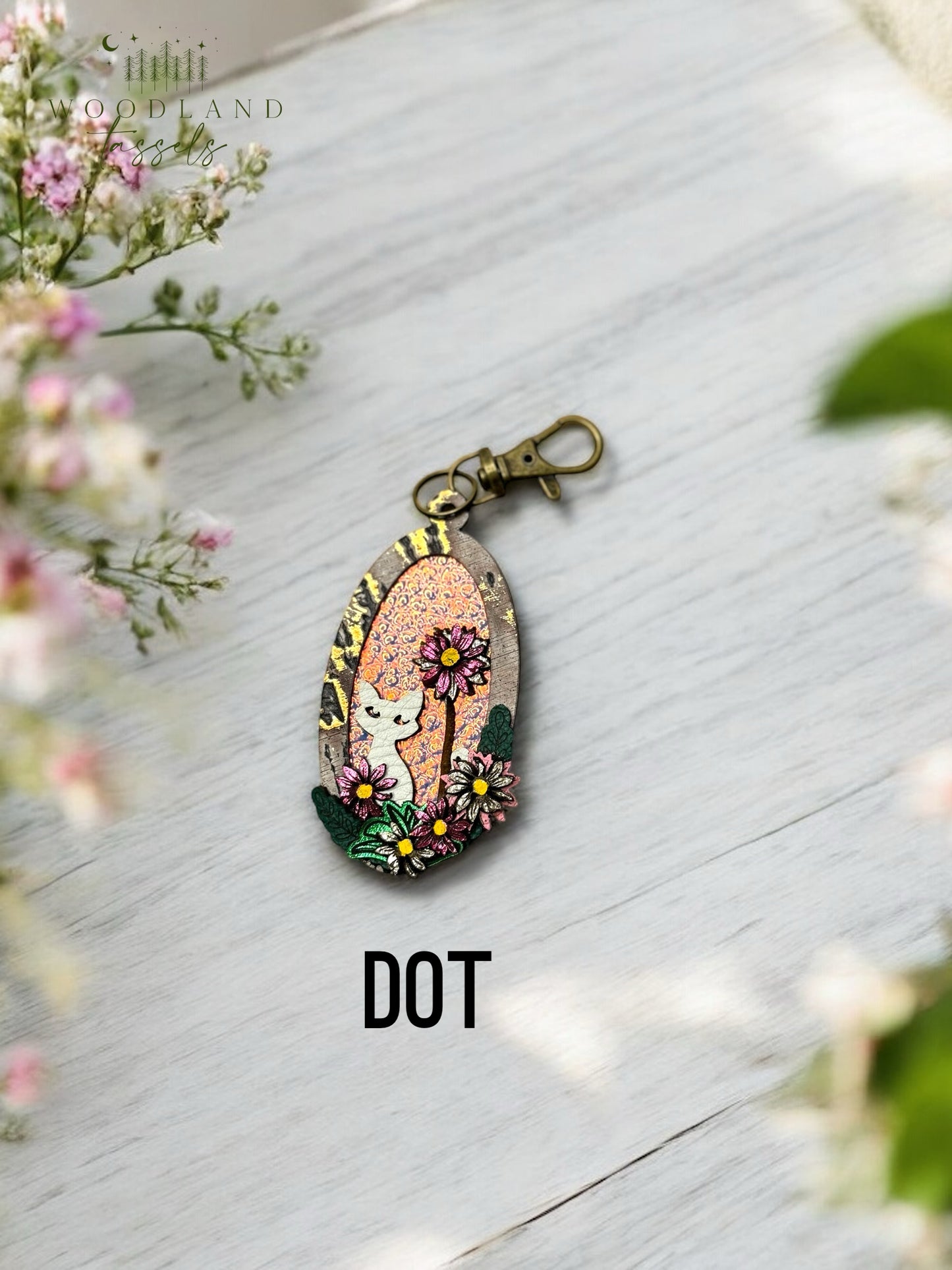 Daisy Cameo Purse Charm- Critter Edition