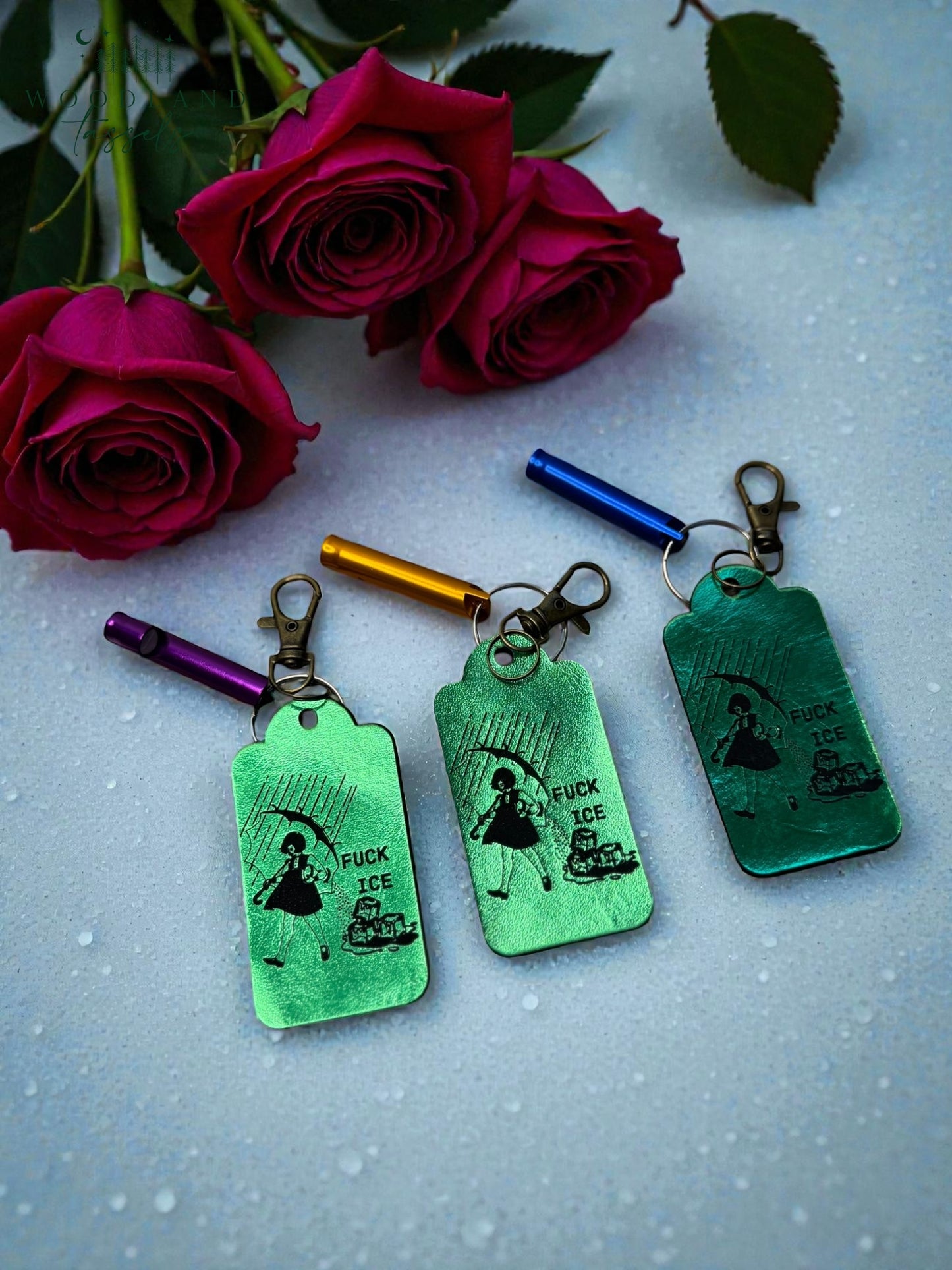 Stay Salty Leather Purse Charm