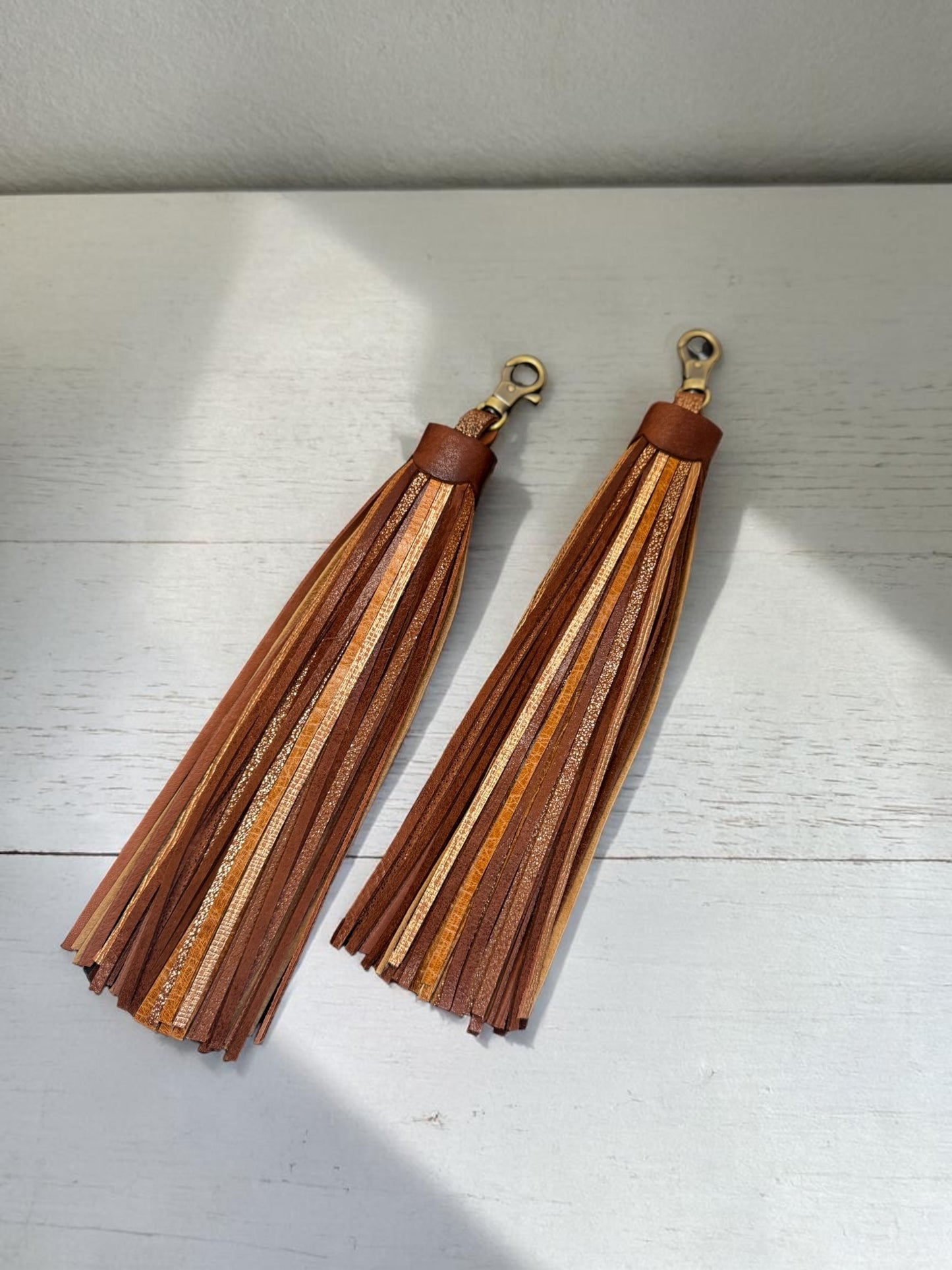 Mystic Woods Leather Tassel -12” Queen Size