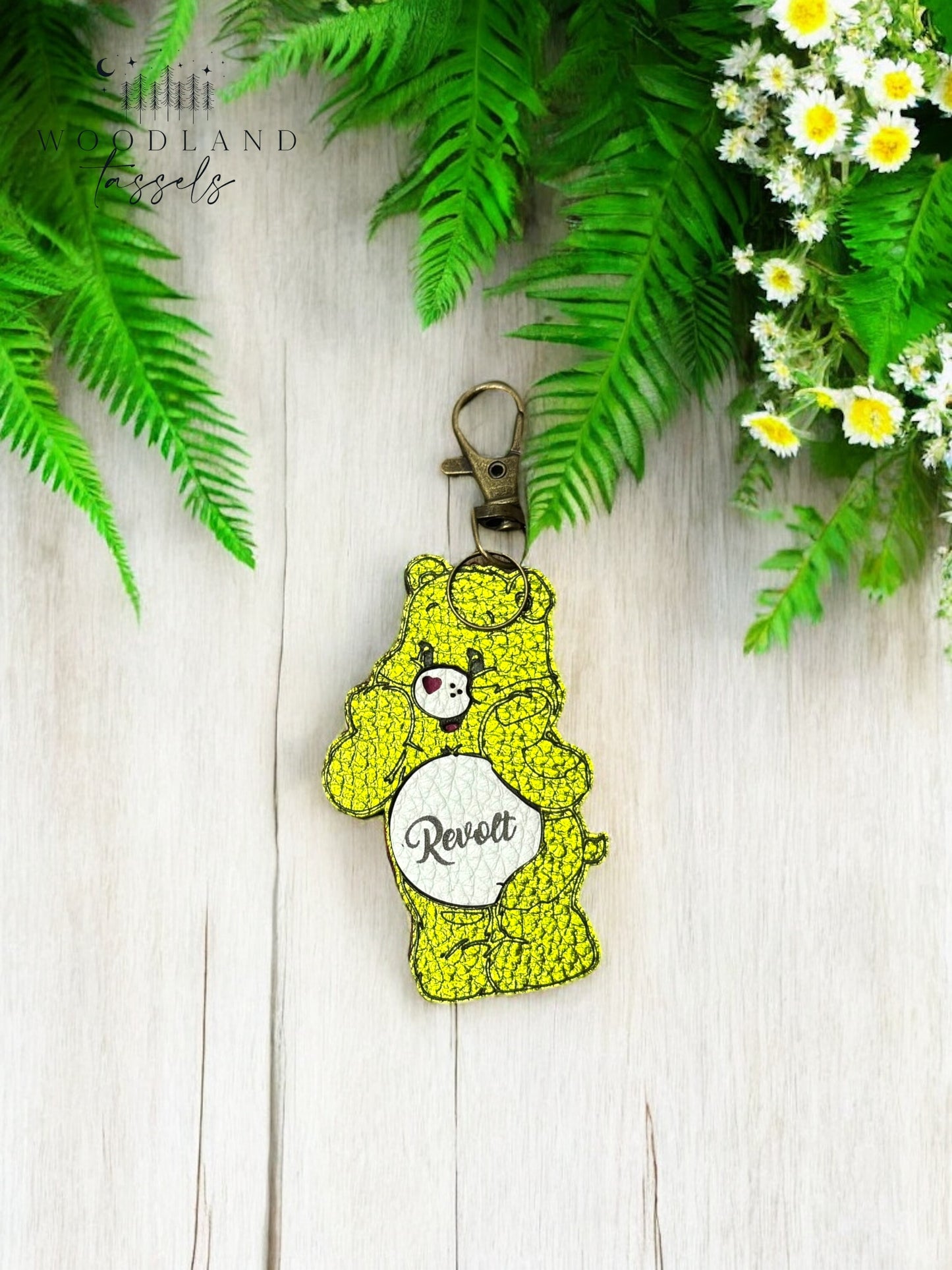 Protest Bear Purse Charm