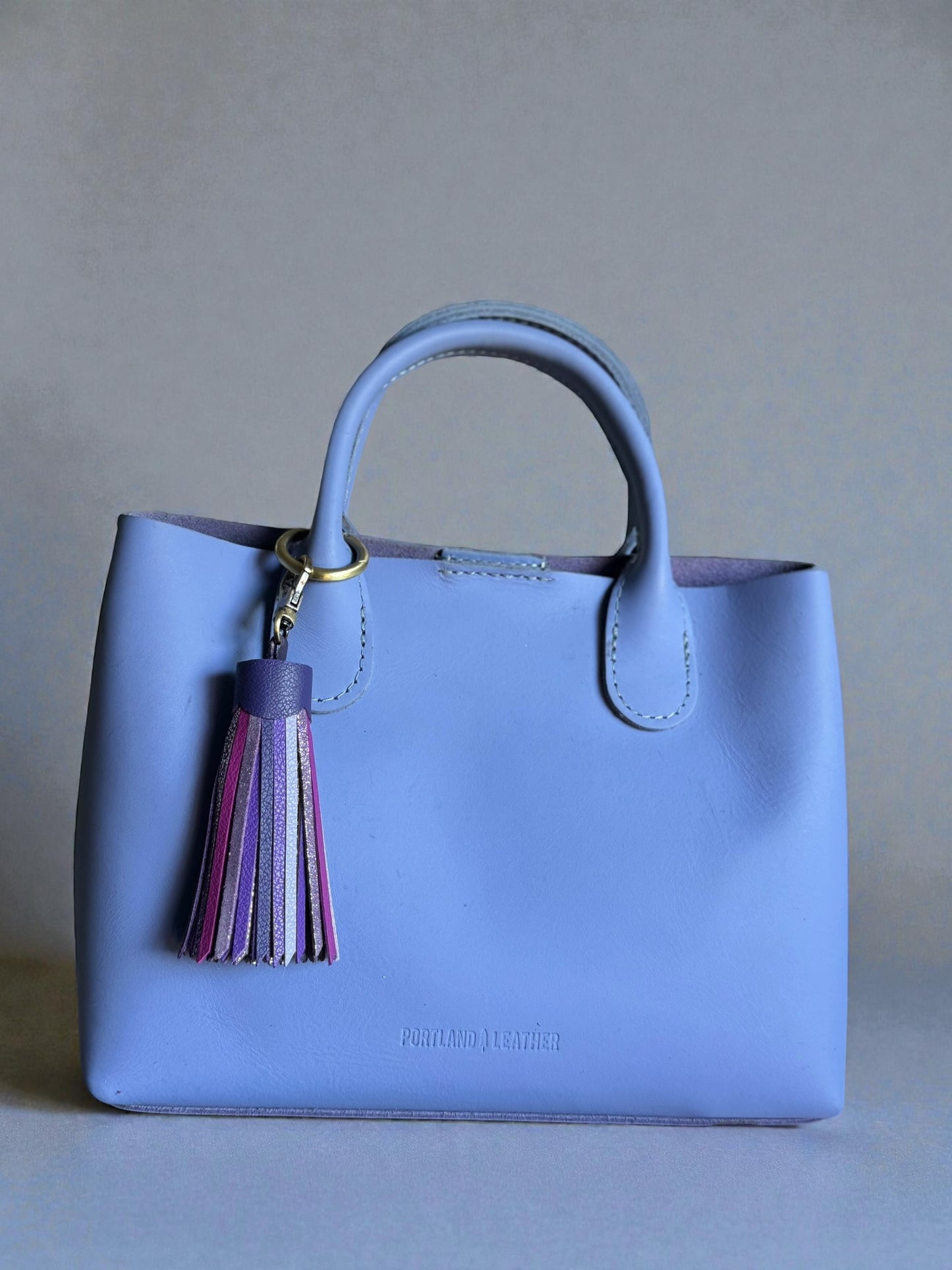 Berry Patch Purple Leather Tassel