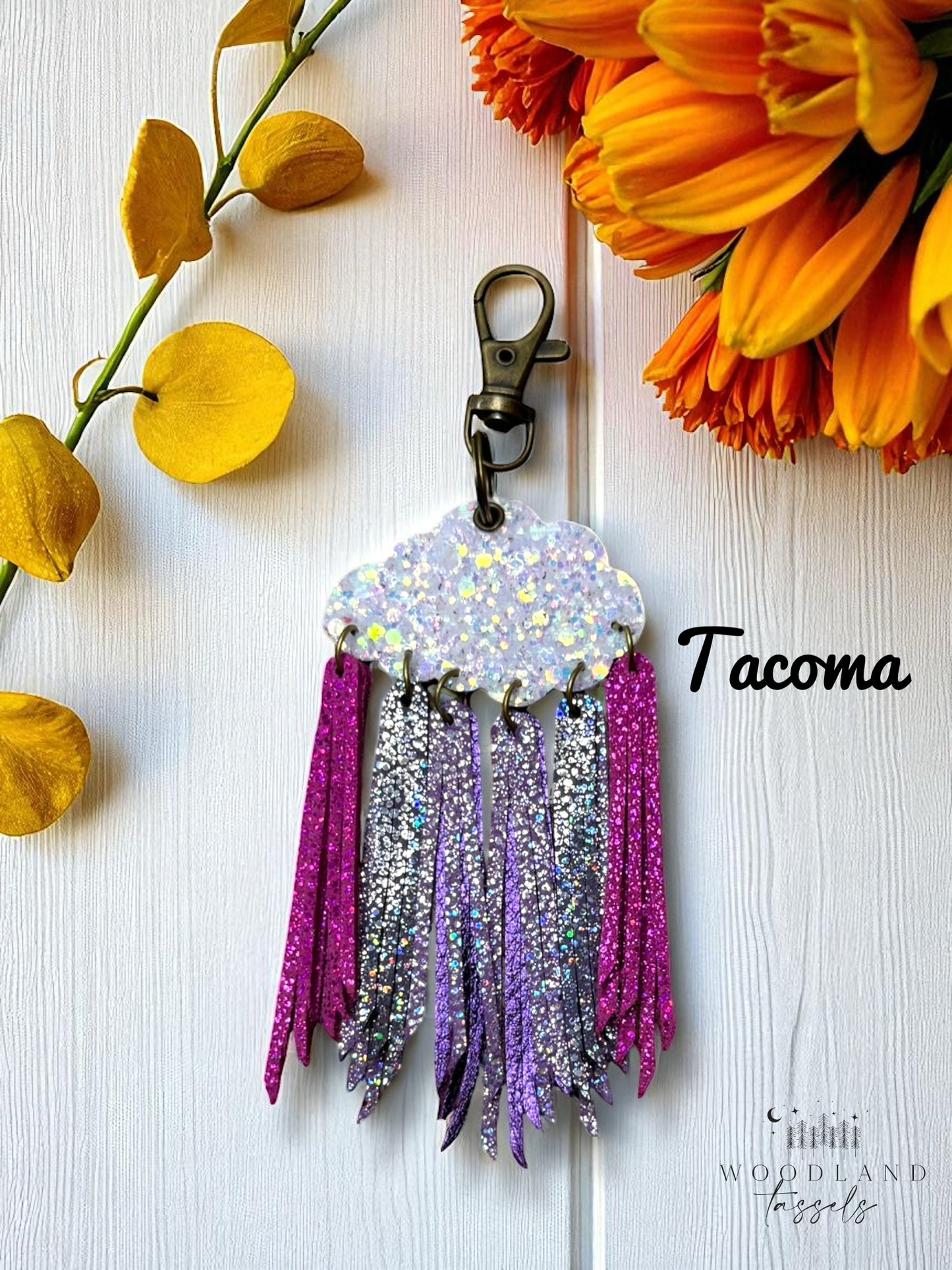 Cloudburst Purse Charm