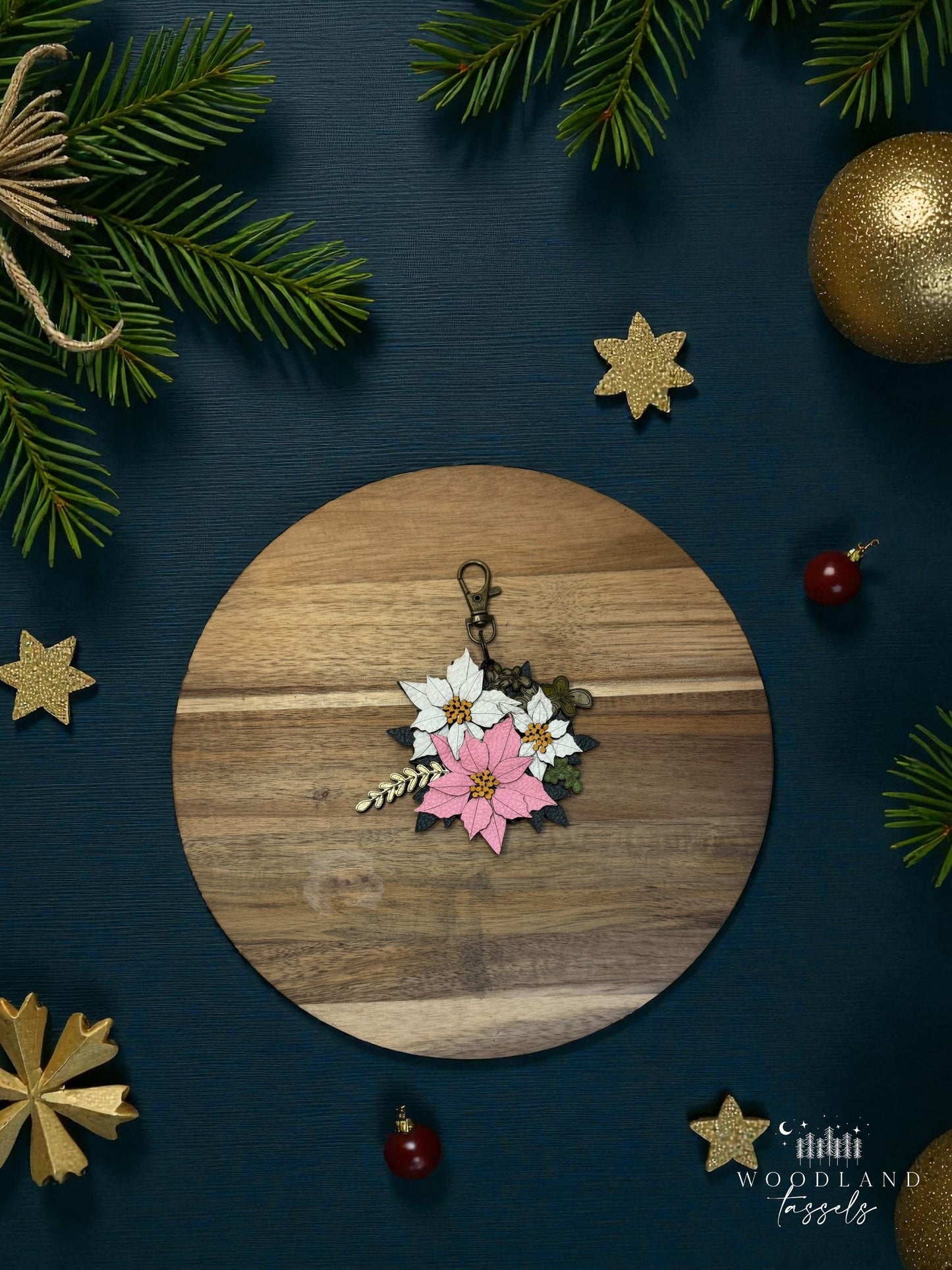 Poinsettia Bouquet: Limited Edition Purse Charms