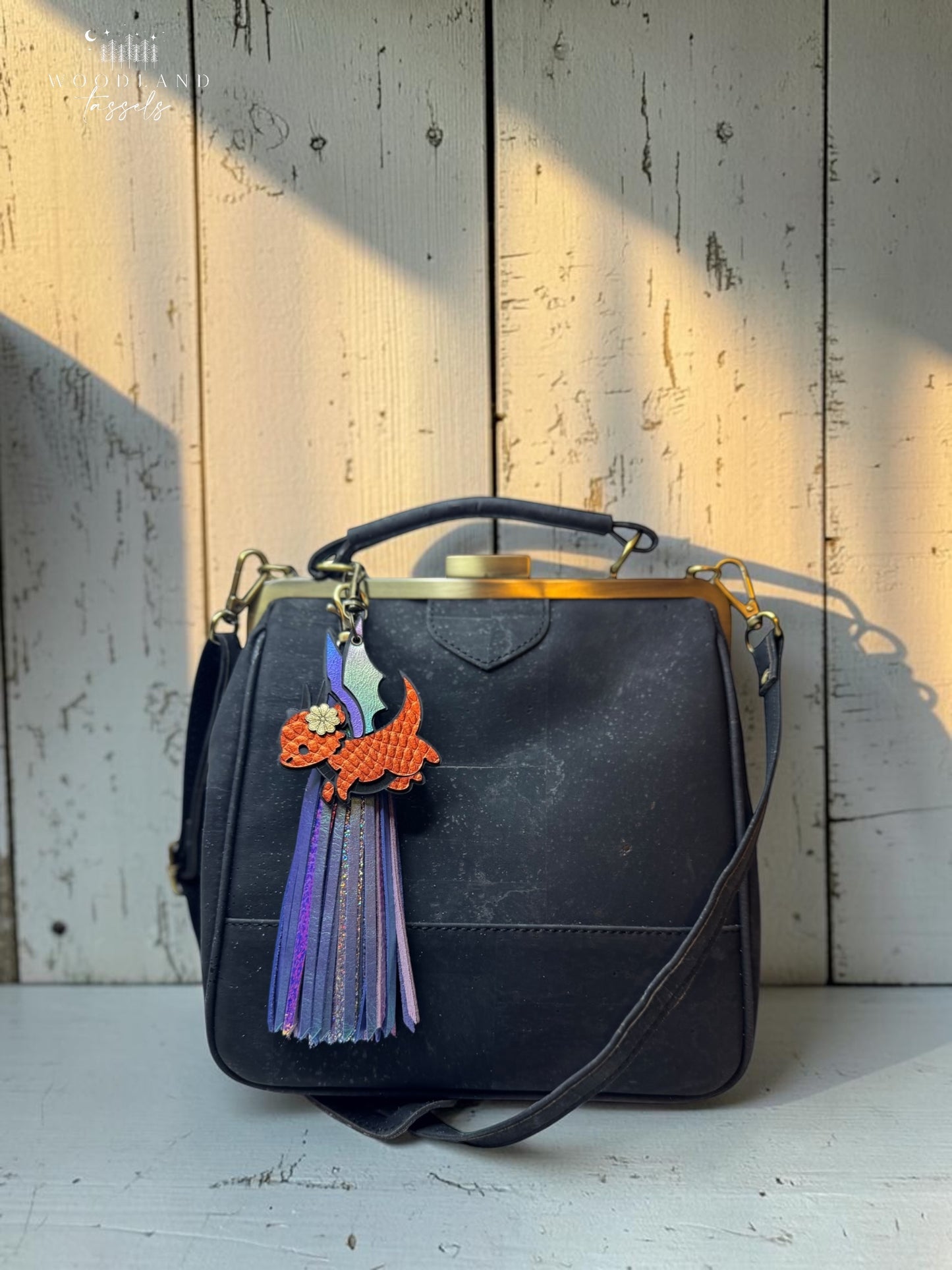 Smol Dragon Leather Charm | Dragon Purse & Bag Charm