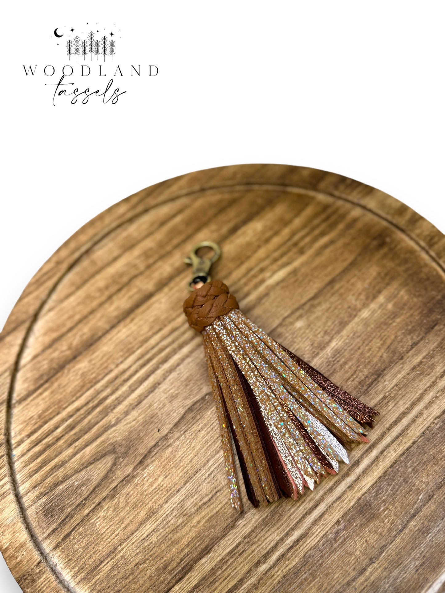 Mystic Sand Leather Tassel