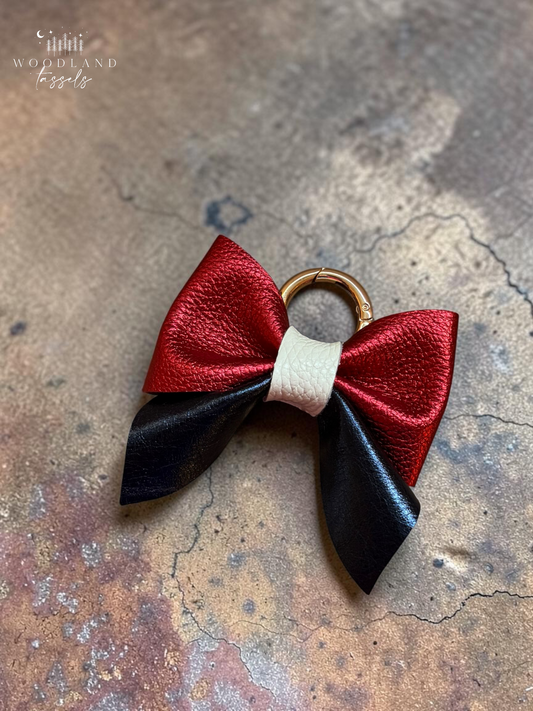Leather Bow and Tassel Seasonal Sale