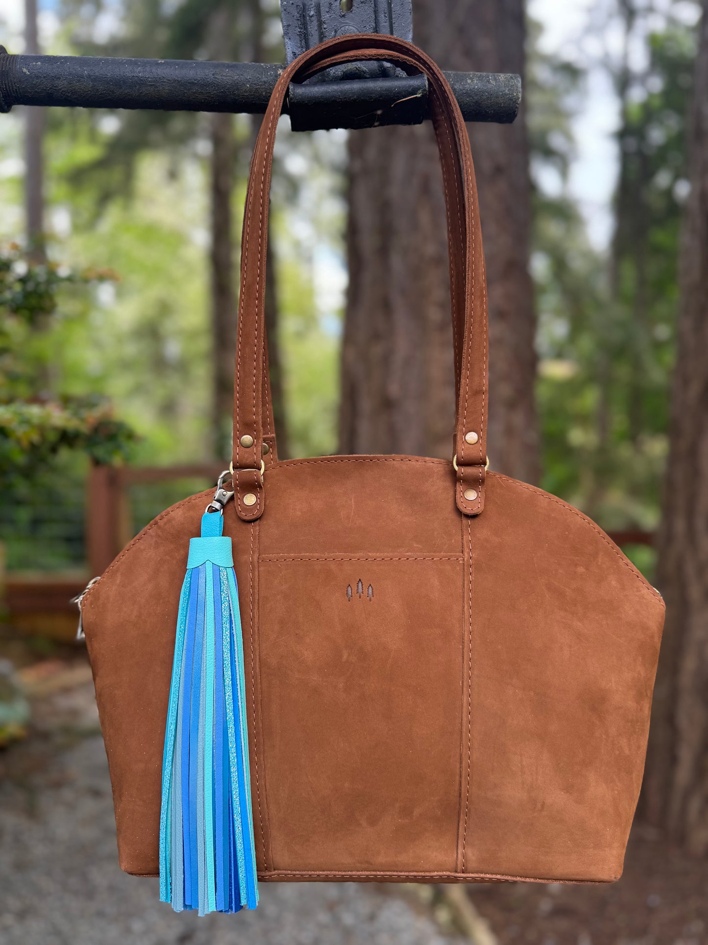 Neptune Leather Tassel- 12” Queen Size