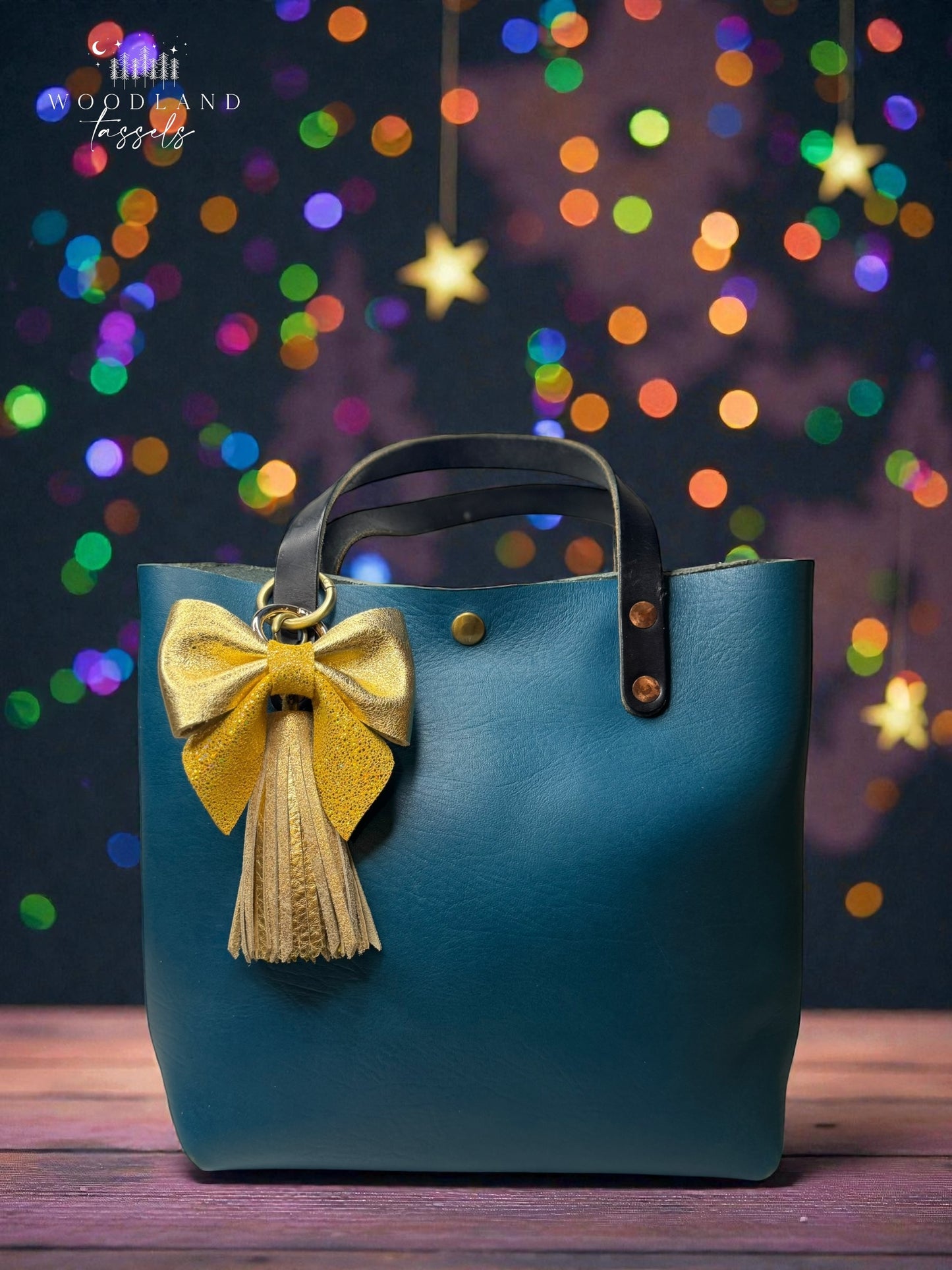 Leather Purse Bow- Starlight Collection✨