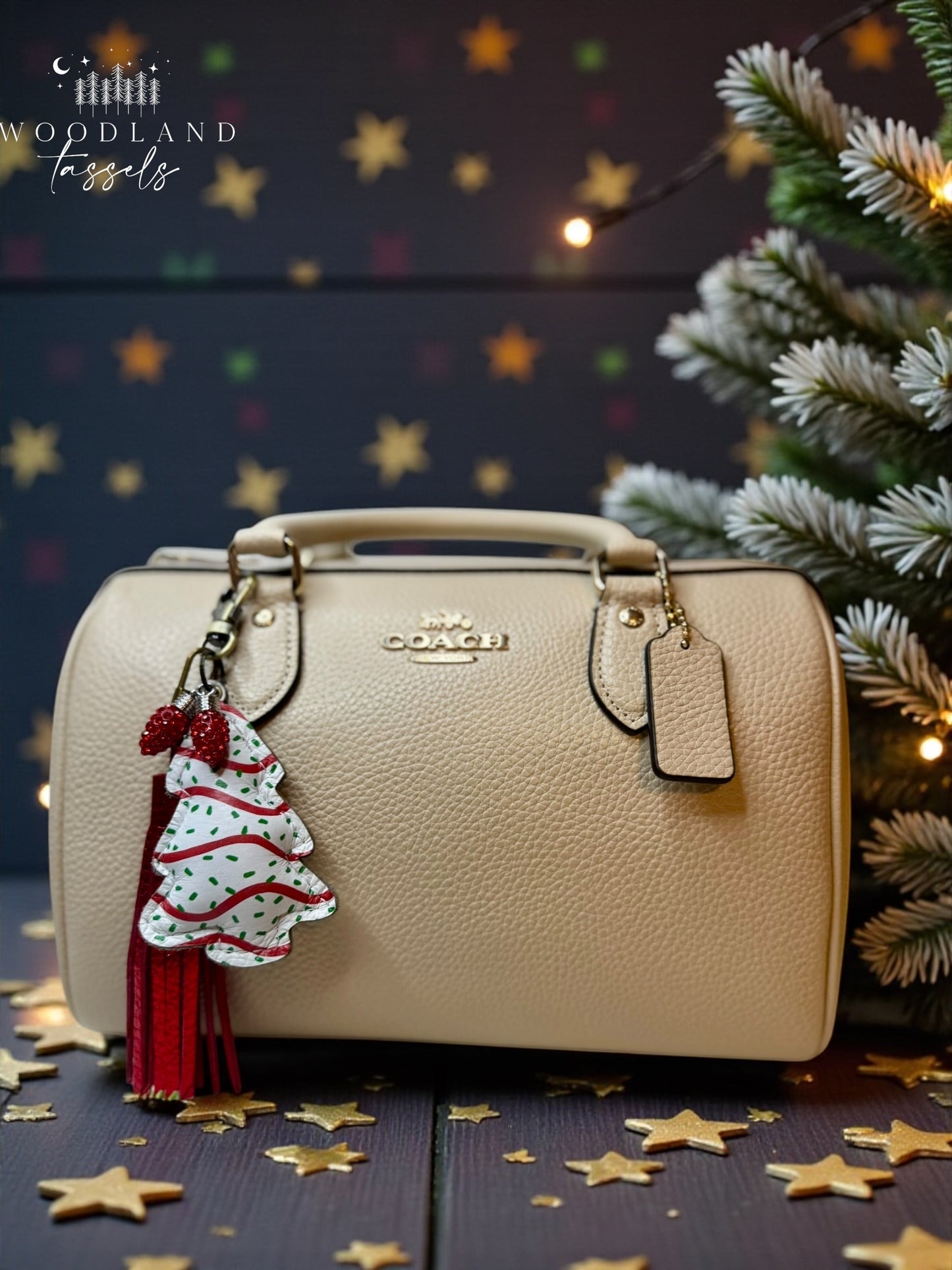 Little Sweet Tree Leather Purse Charm - Pre Order