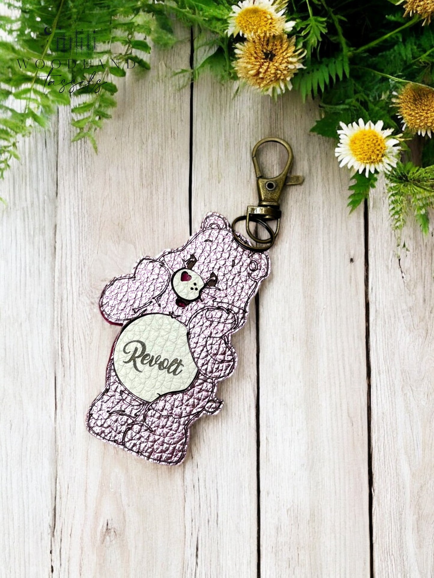 Protest Bear Purse Charm