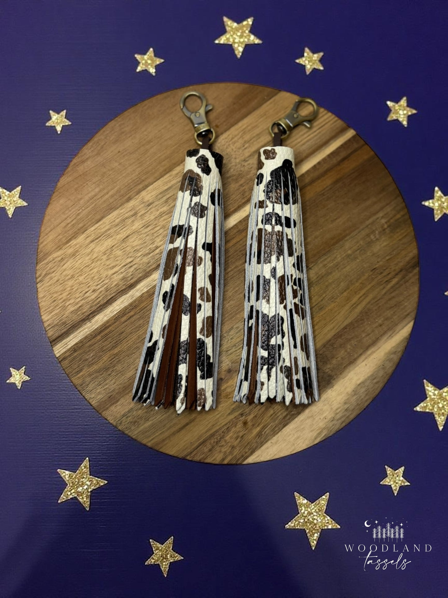 Brown Cow Leather Tassel