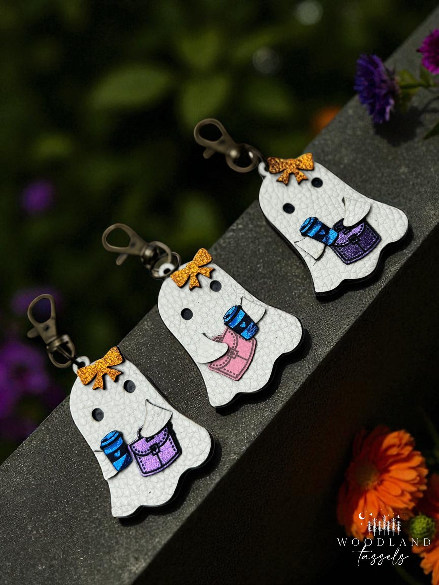Ghost Purse Charm
