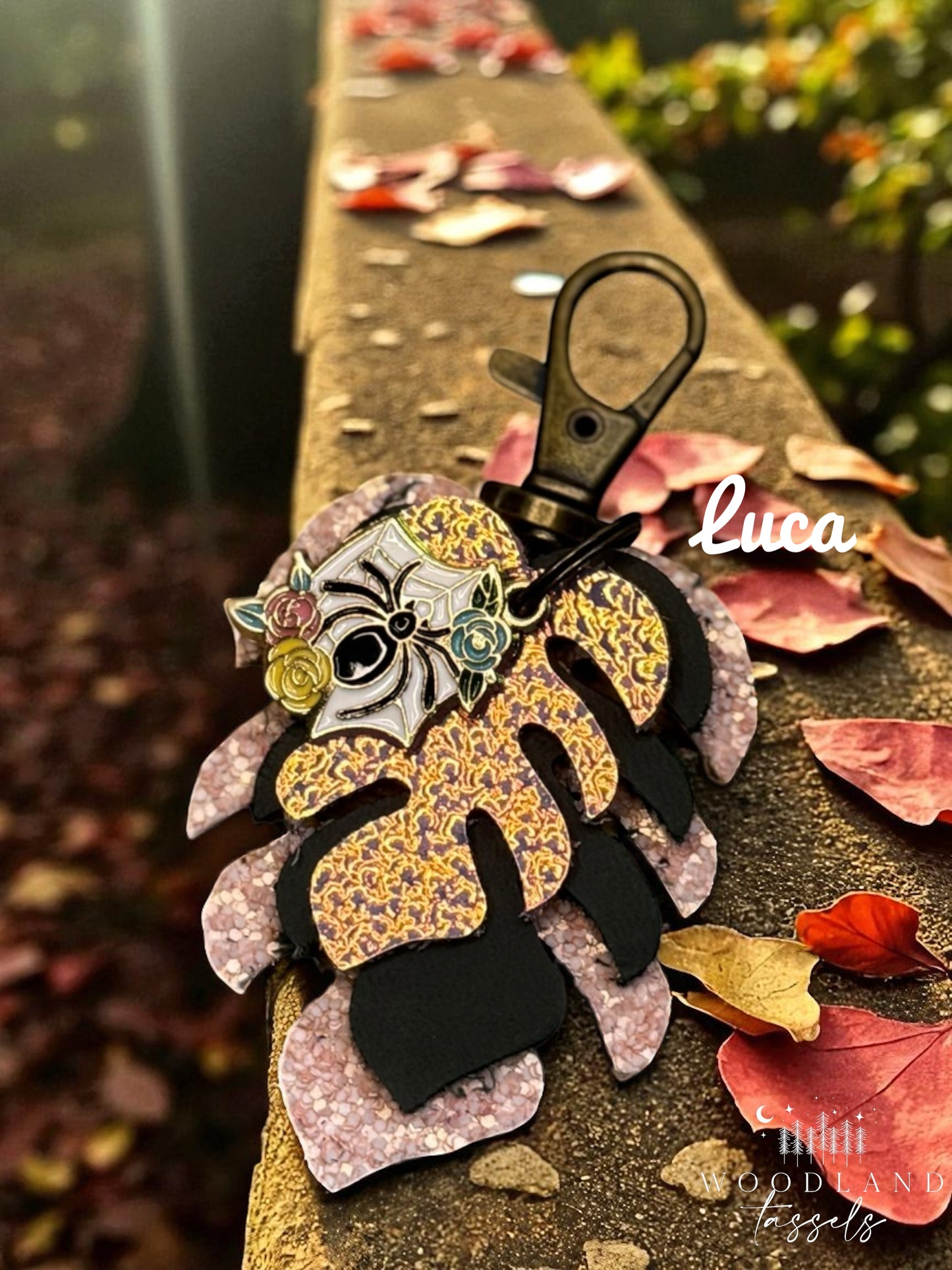 Garden Buddies Leather Bag Charm