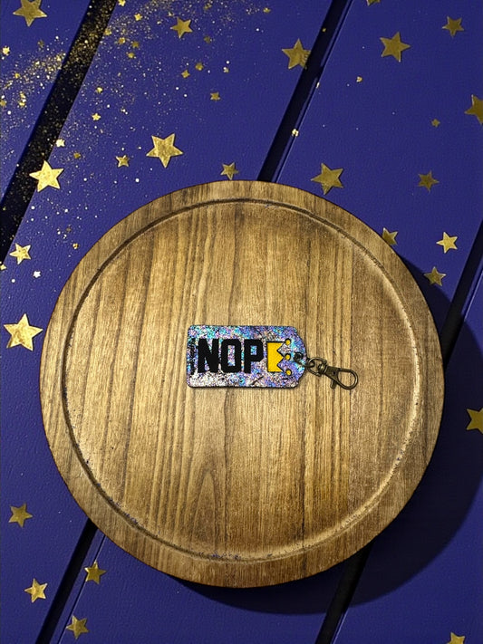 Nope Kings Leather Bag Charm