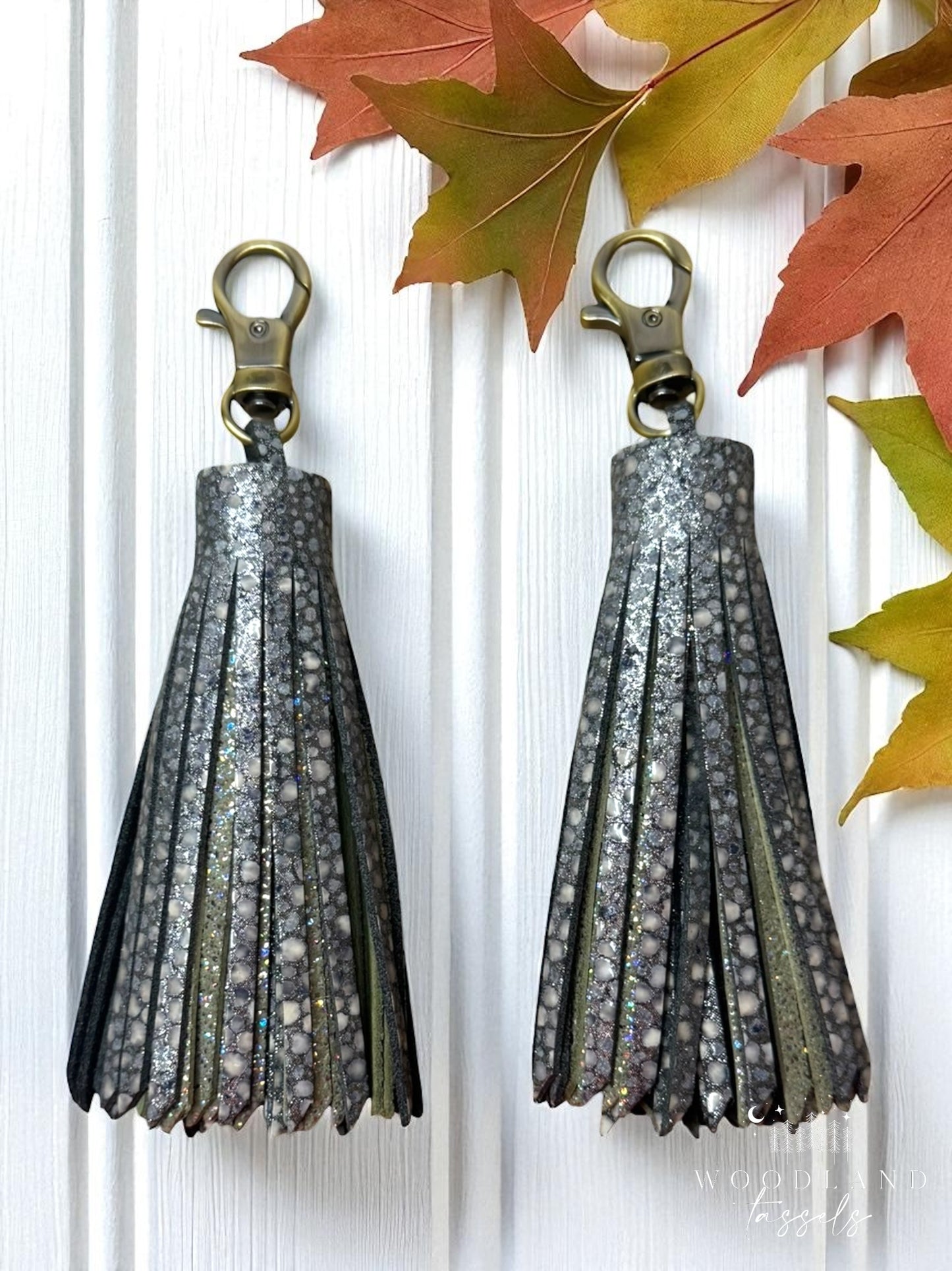 Concrete Leather Tassel