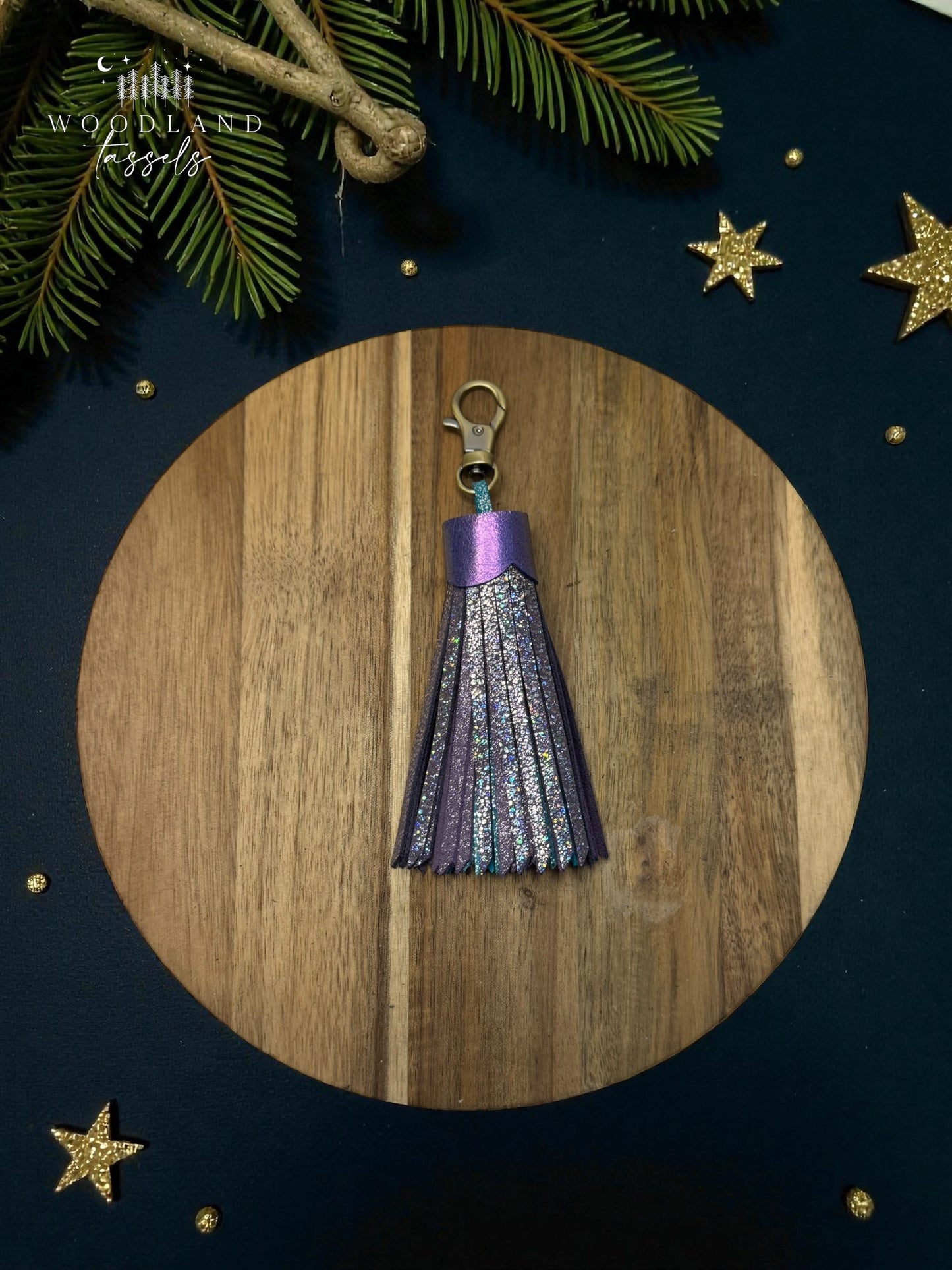 Stardust Leather Tassel