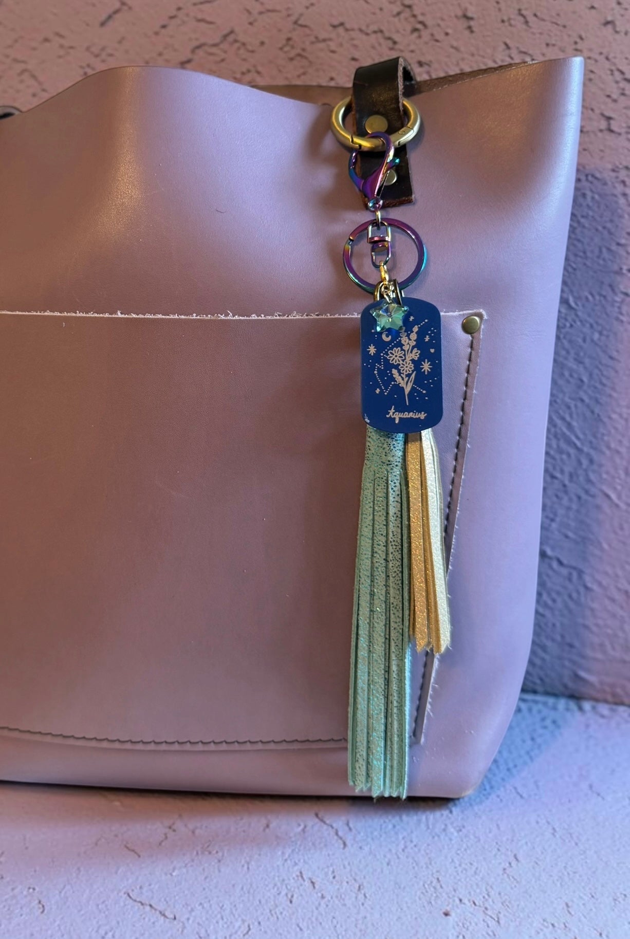 Zodiac Deluxe Leather Charm Set