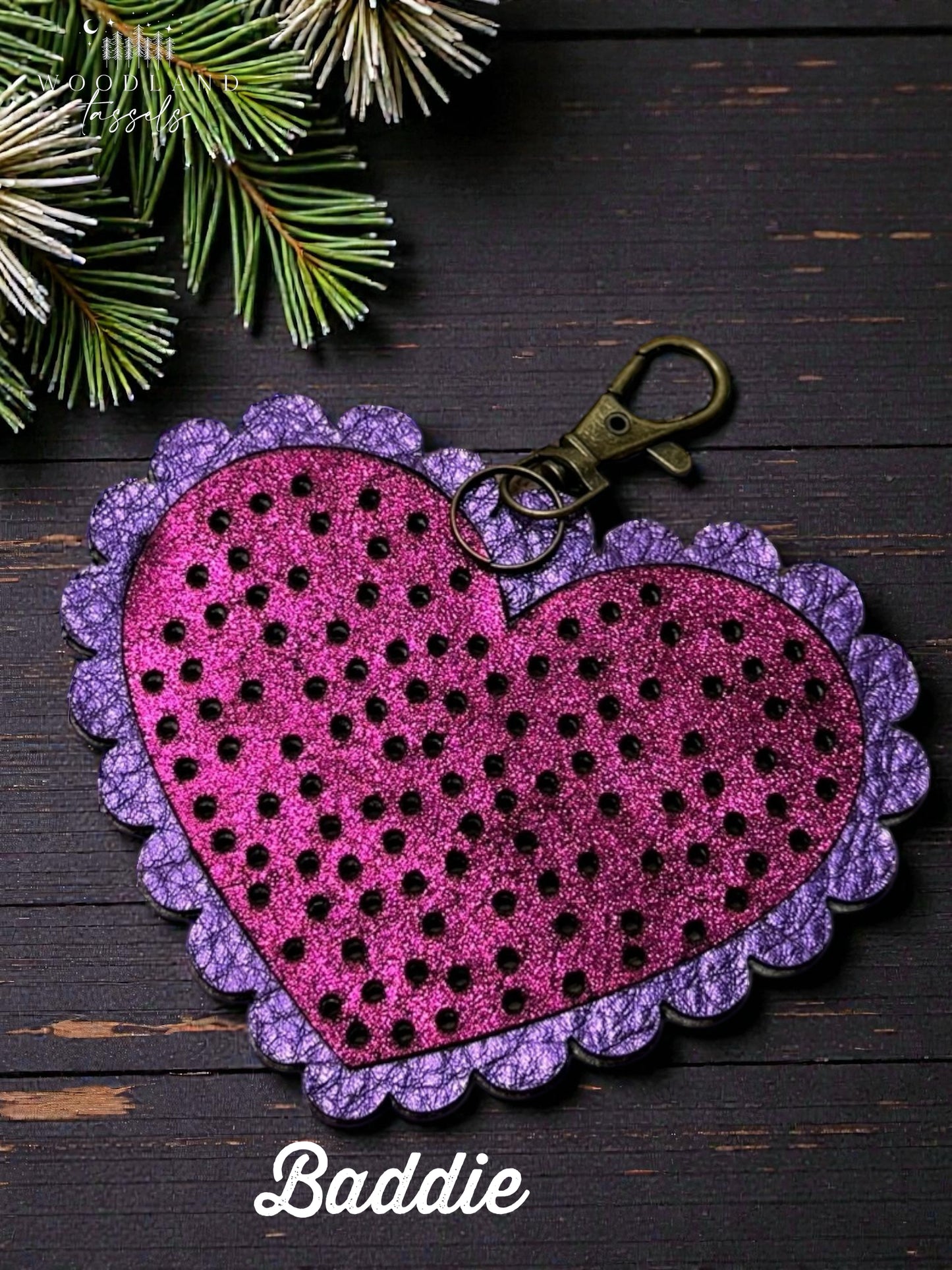 Leather Pin Keeper Charm