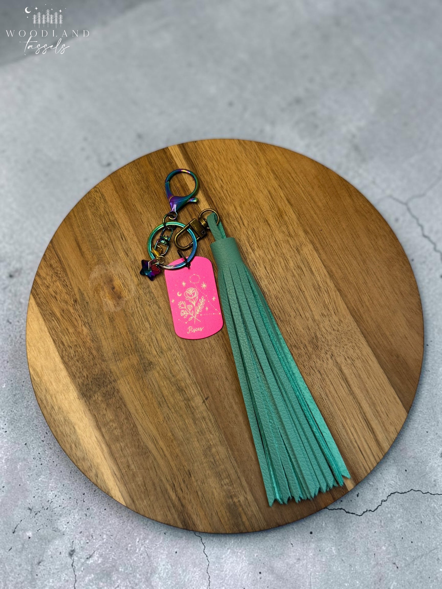Zodiac Deluxe Leather Charm Set