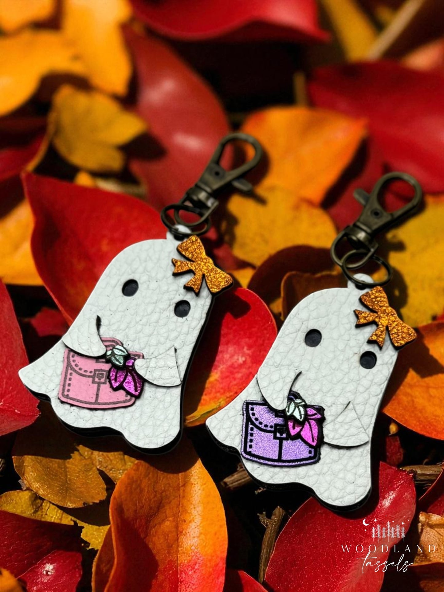 Ghost Purse Charm