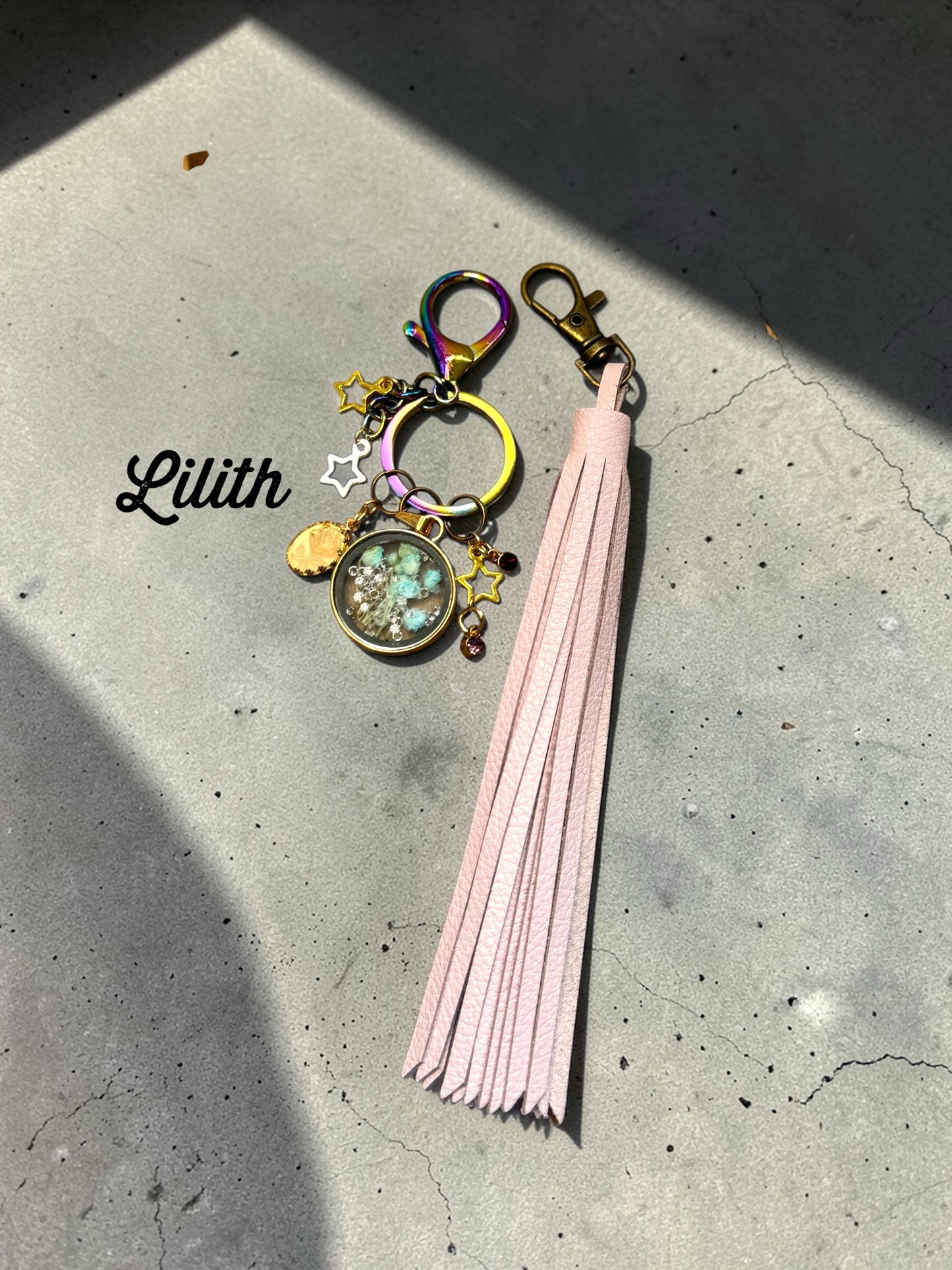 Tiny Treasures Leather Bag Charm- I 🩷 The 90s Collection