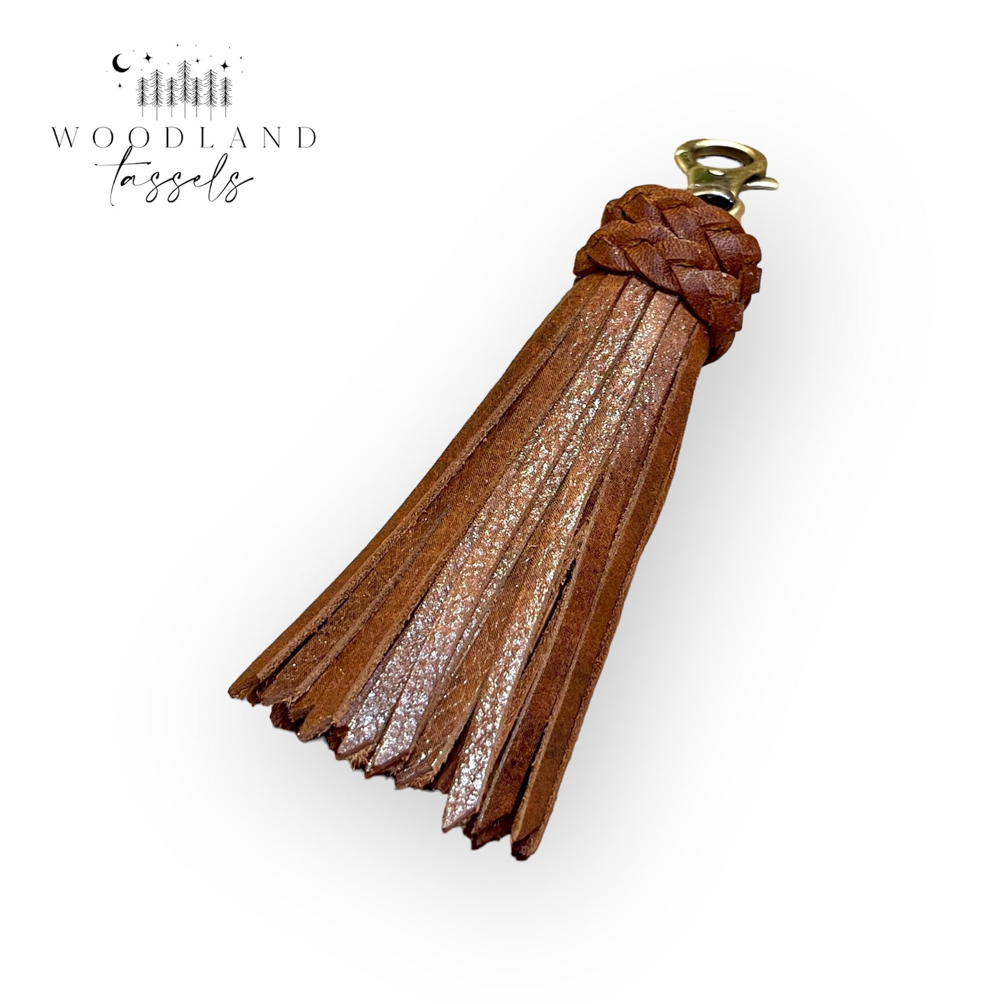 Walnut Genuine Leather Tassel