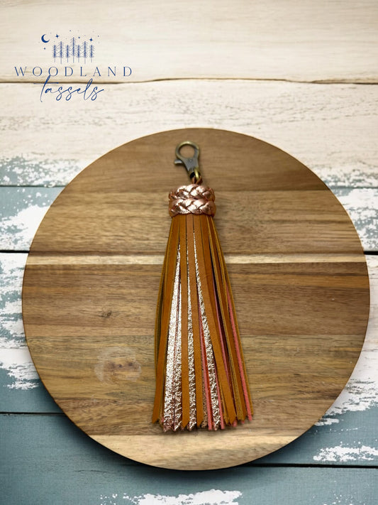 Honey Pot Tassel Purse Charm