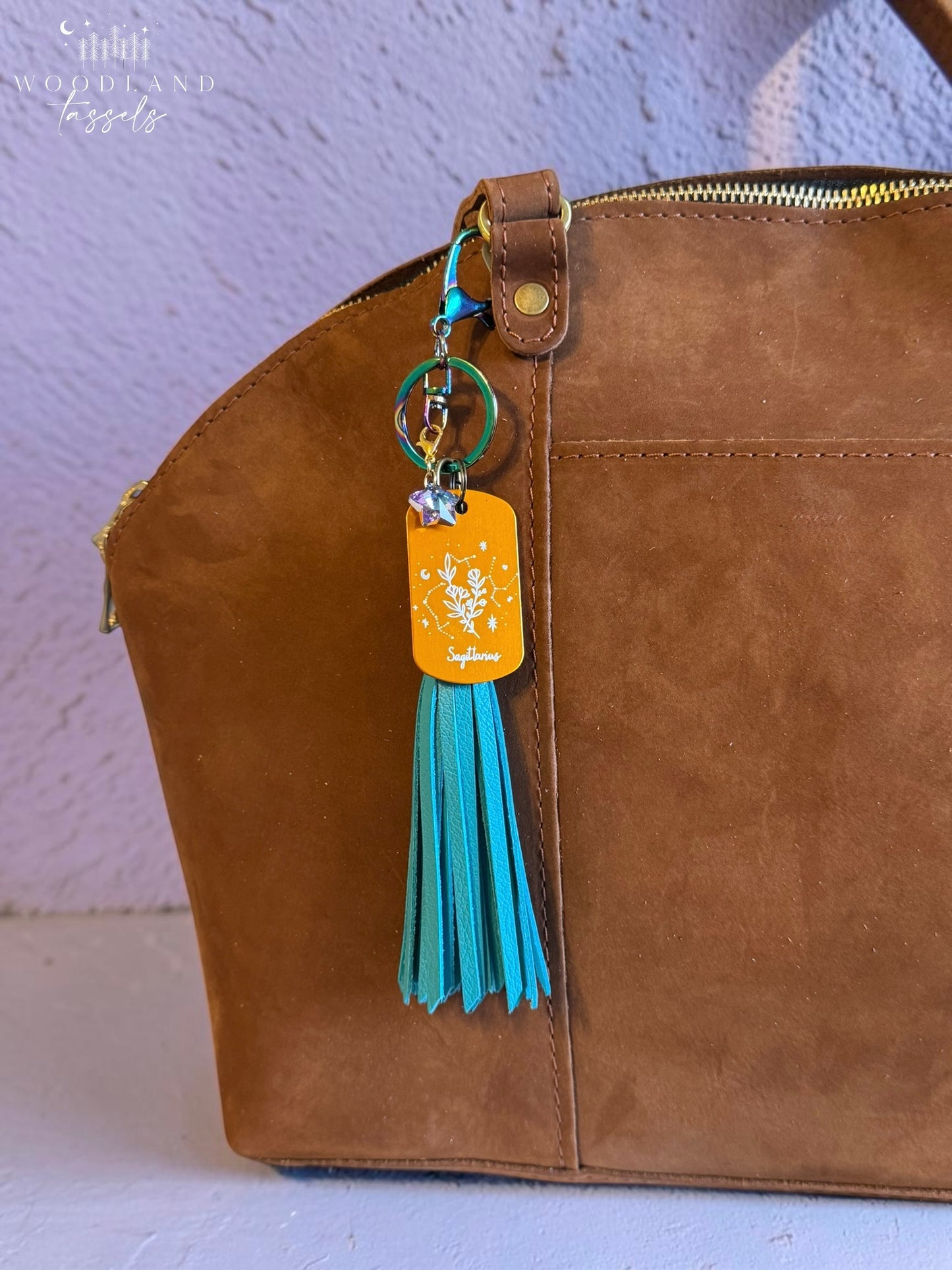 Zodiac Deluxe Leather Charm Set