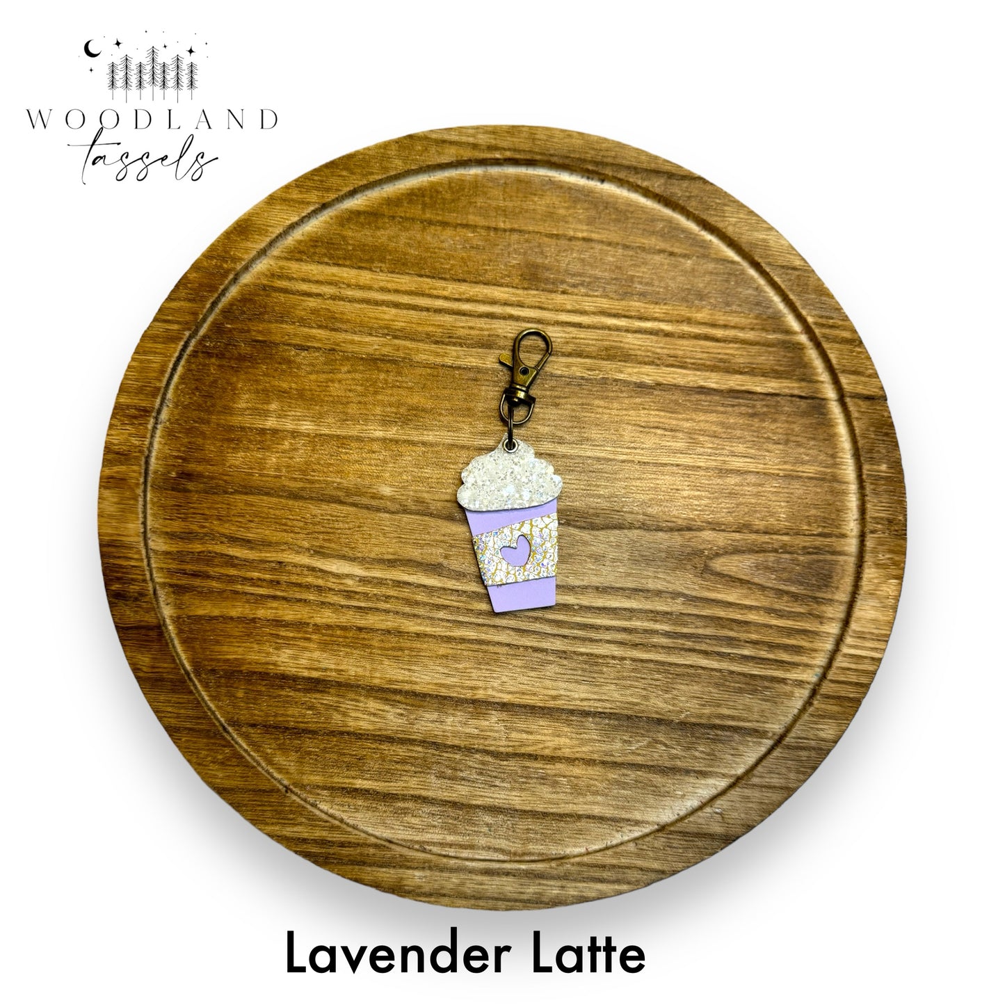 Latte Genuine Leather Purse Charms