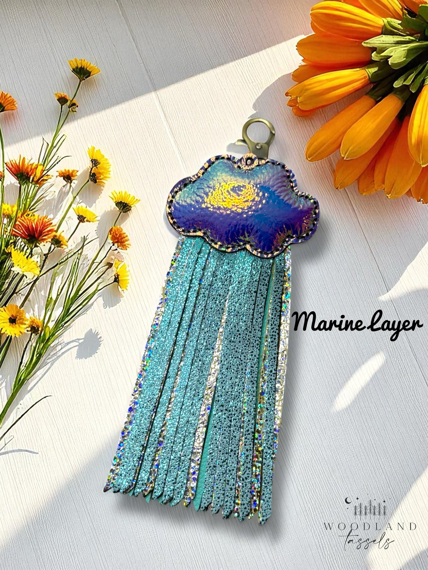 Pre Order- Puffy Cloudburst Purse Charm